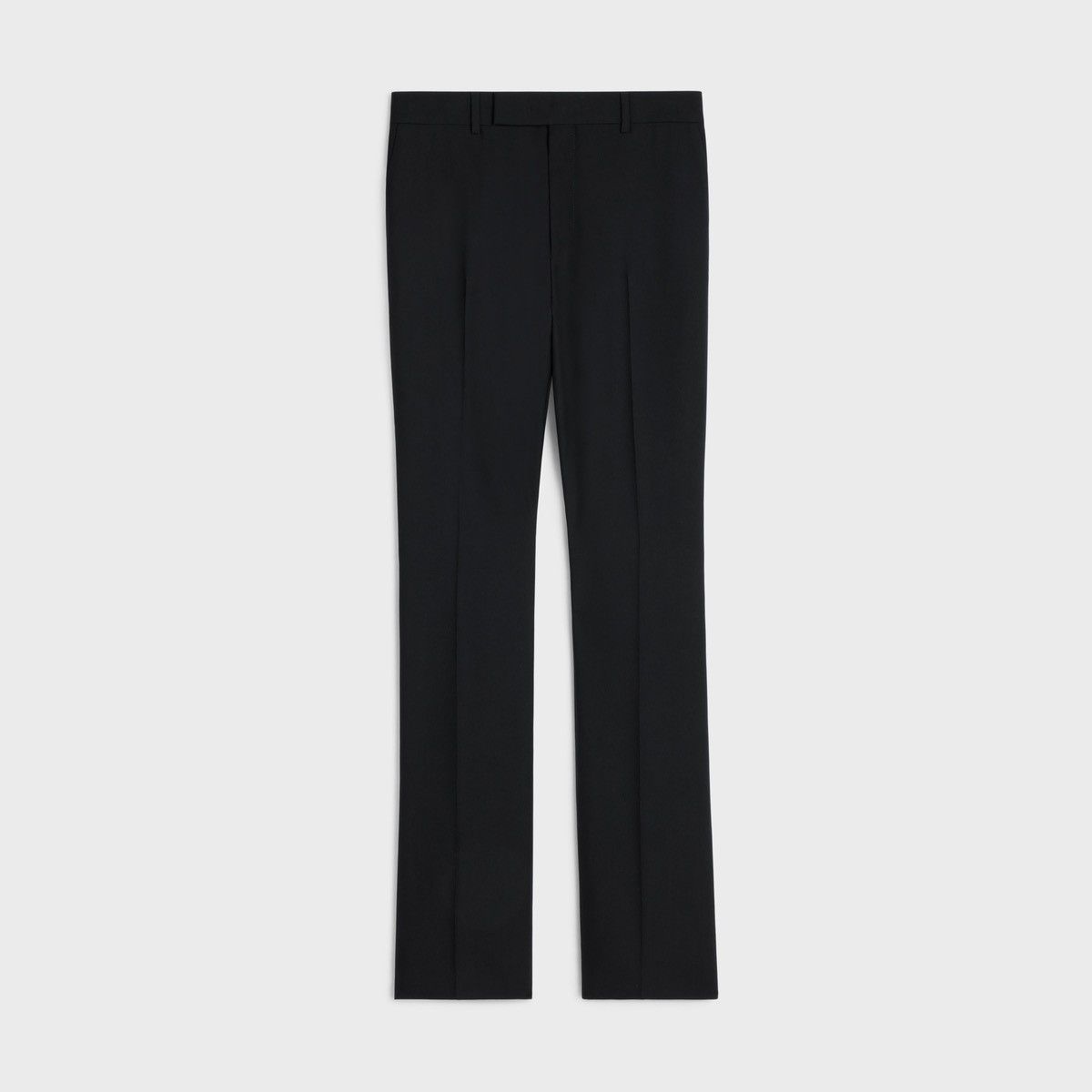 image of Celine Flared Pants In Wool Gabardine in Black, Men's (Size 30)