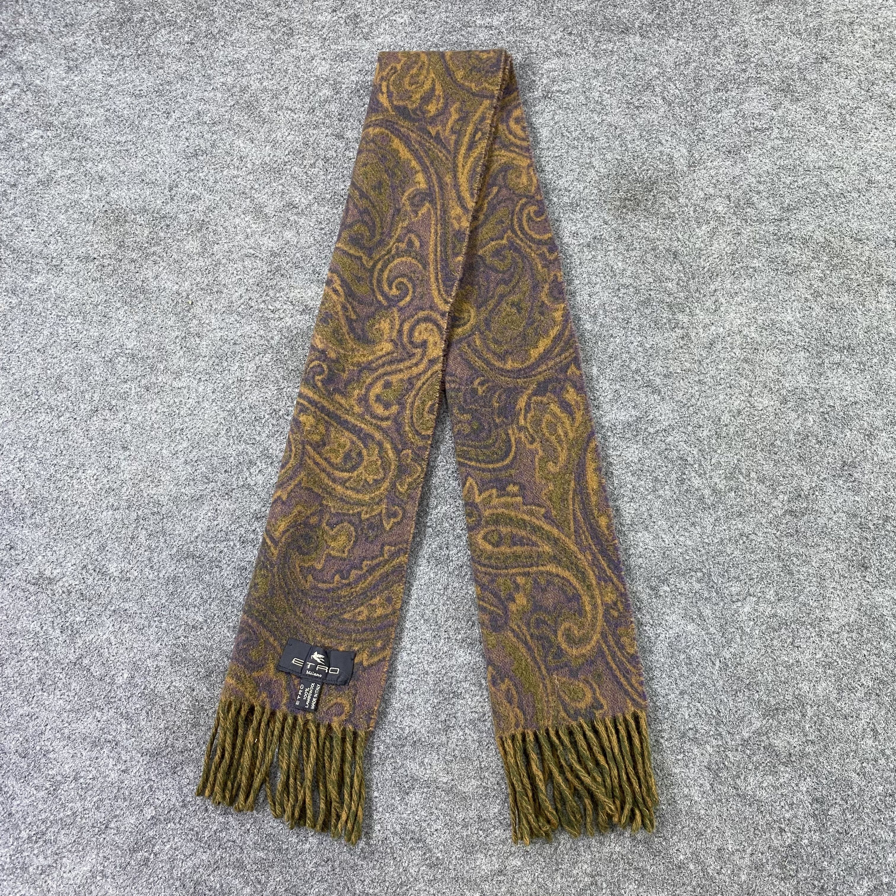 Etro Etro Wool Scarf / Muffler / Neckwear-T1522 Size ONE SIZE - 4 Thumbnail