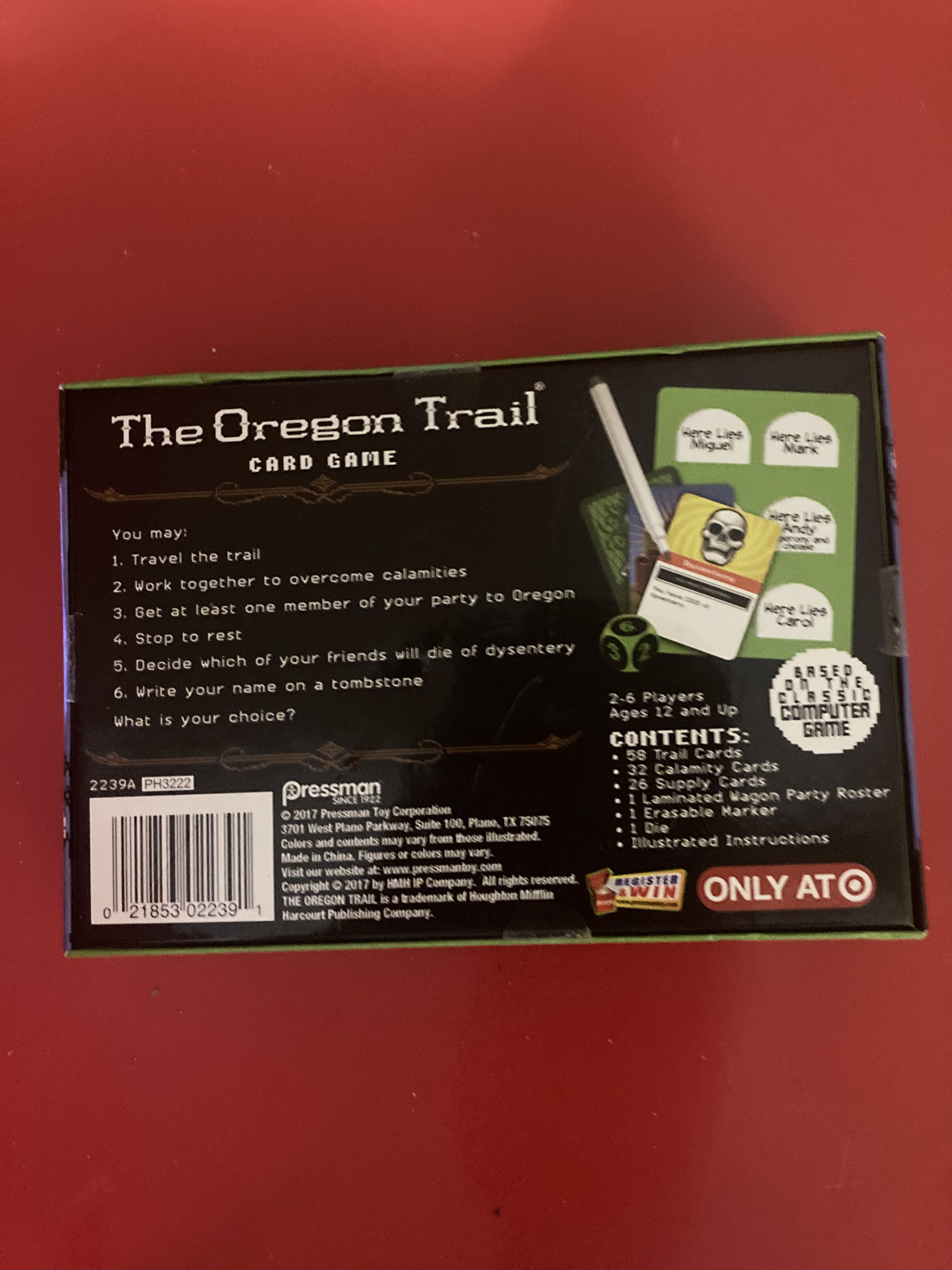 The Game The Oregon trail card game Size ONE SIZE - 2 Thumbnail