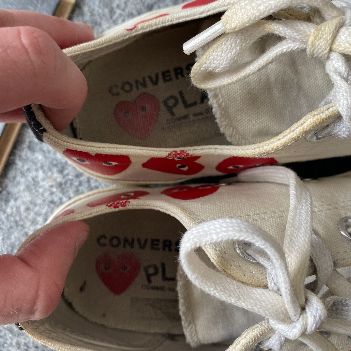 Comme des Garcons PLAY Vintage Play Comme Des Garçons Monogrammed y2k shoes Size US 7 / EU 40 - 13 Thumbnail