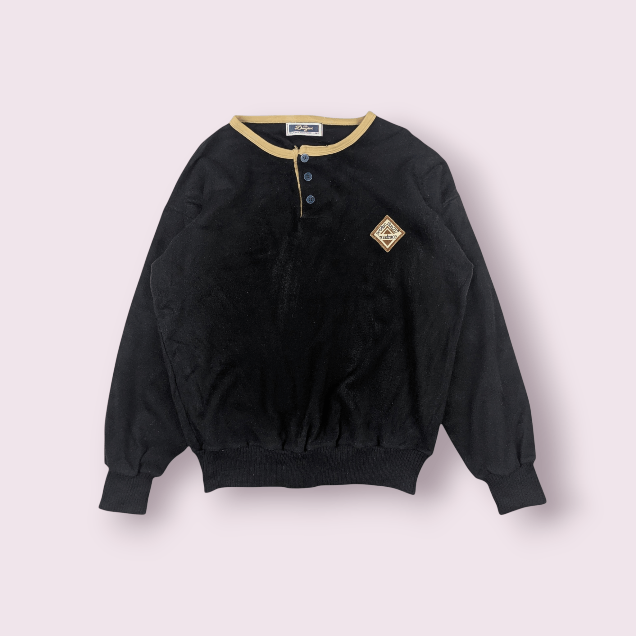 Japanese Brand Vintage 90's MR DANJAX Velvet Fleece Sweatshirt Size US S / EU 44-46 / 1 - 2 Thumbnail
