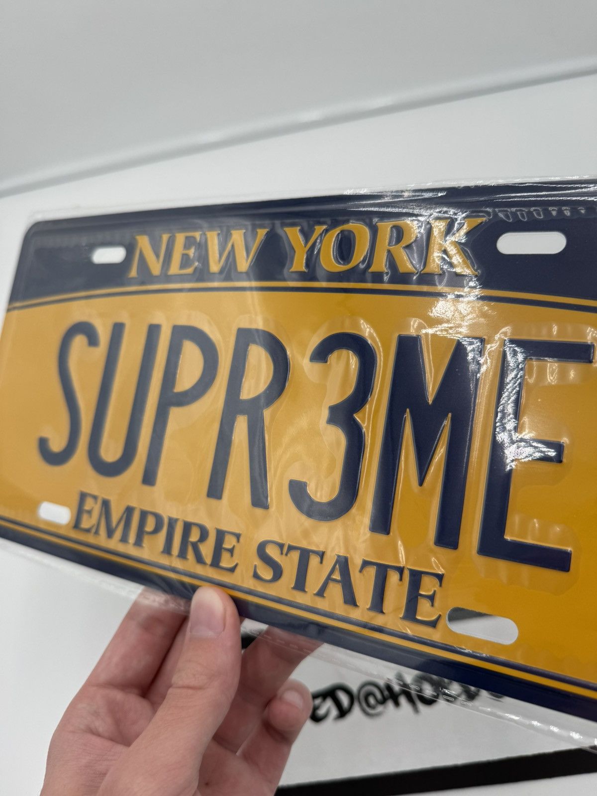 Supreme License Plate | Grailed