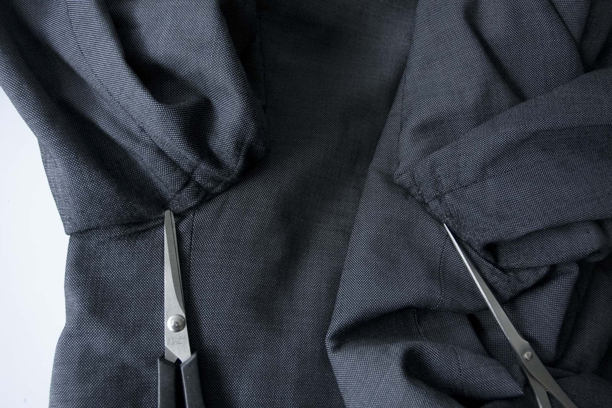 Ted Baker Ted Baker Endurance Jacket Size 44L w/FLAWS Wool Dark Gray Size 44L - 7 Thumbnail