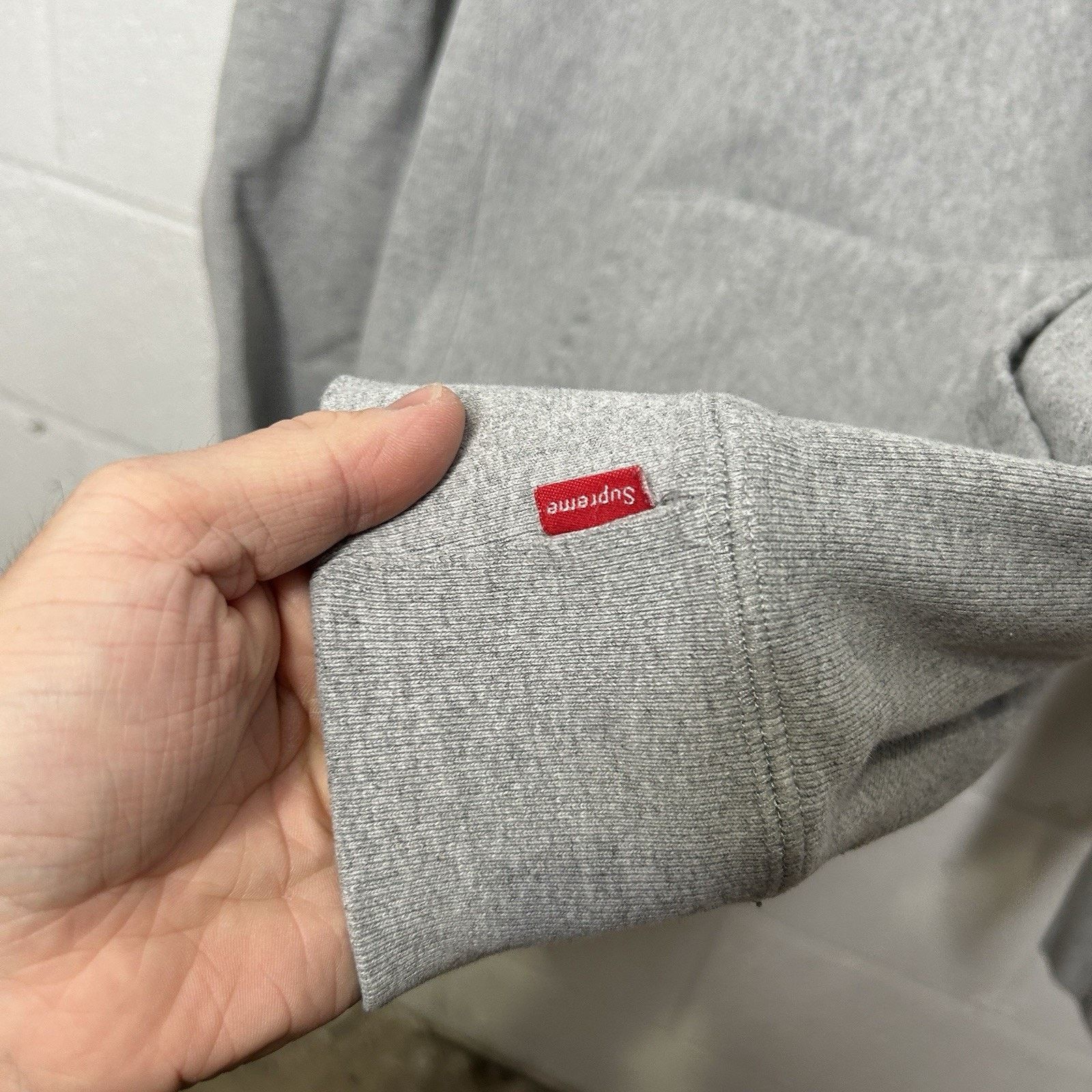 Supreme Supreme Sumo Hooded Sweatshirt “Light Grey” FW16 Size US XL / EU 56 / 4 - 7 Thumbnail