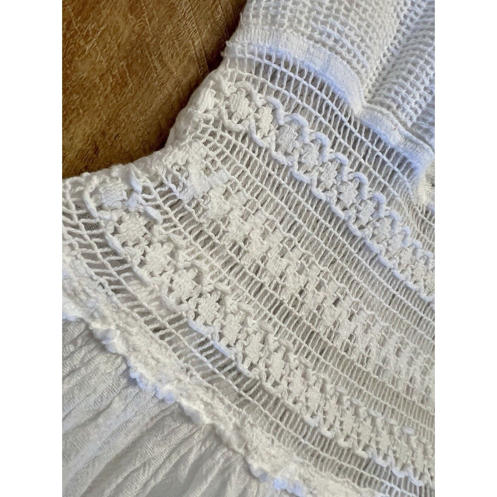 Other Sea Spice Resort Cotton Cover Double Slit M White Lace Size M / US 6-8 / IT 42-44 - 7 Thumbnail