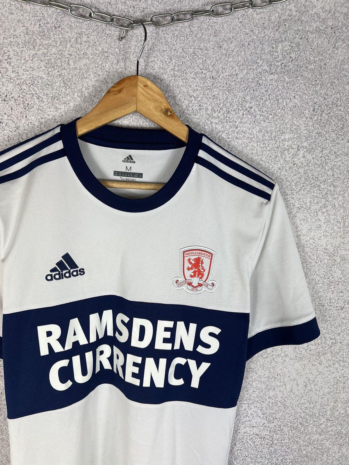 Adidas Adidas Middlesbrough 2017 2018 Away Soccer Jersey Size US M / EU 48-50 / 2 - 2 Thumbnail