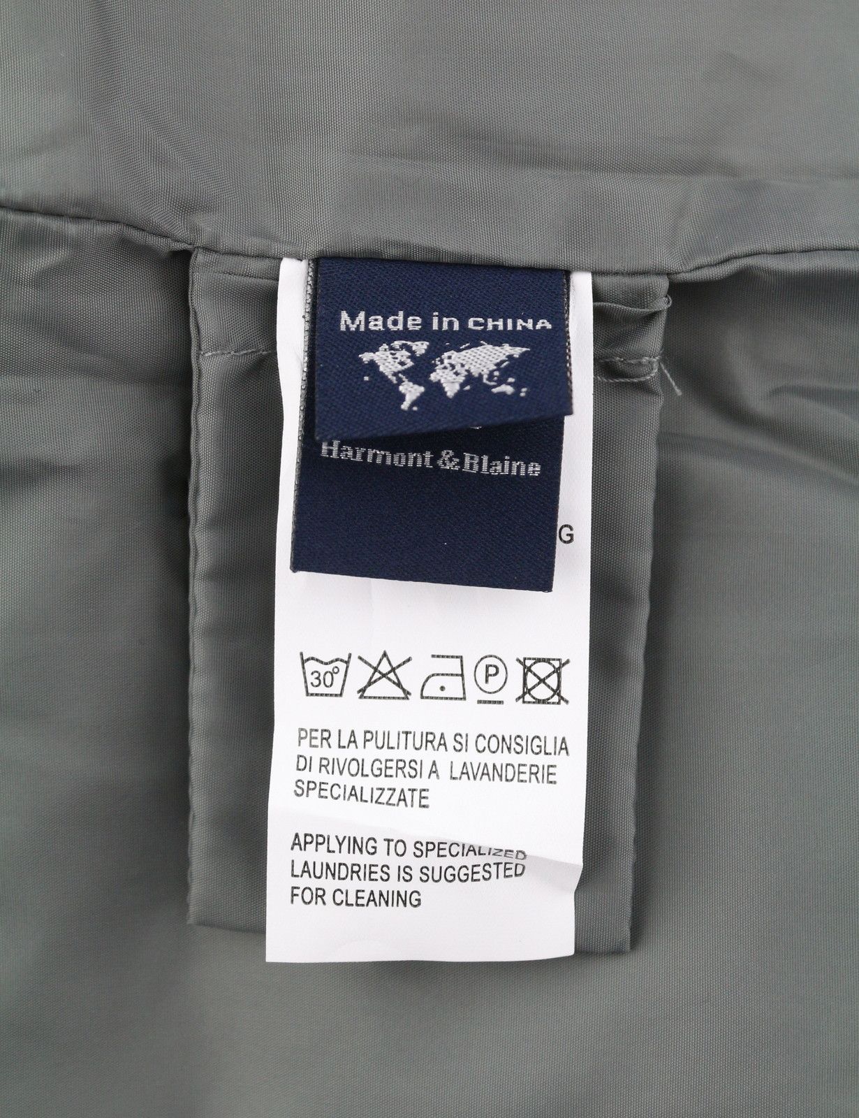 Harmont & Blaine TRAPUNTATA MULTI TASCA L Black Padded Button 87673 Size US L / EU 52-54 / 3 - 9 Thumbnail