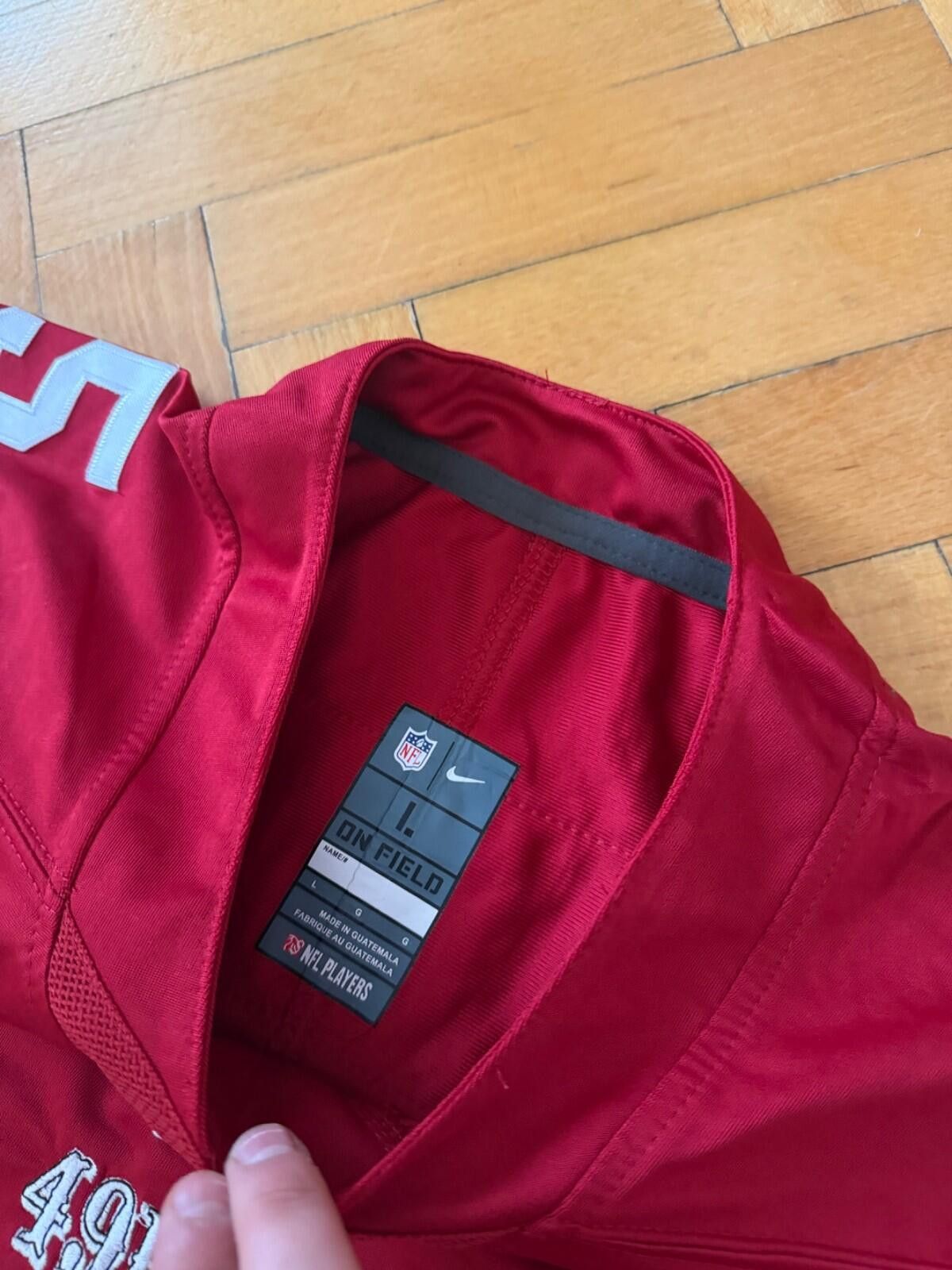 Nike George Kittle San Francisco 49ers Nike Vapor Jersey 2022 NFL Size US L / EU 52-54 / 3 - 4 Thumbnail