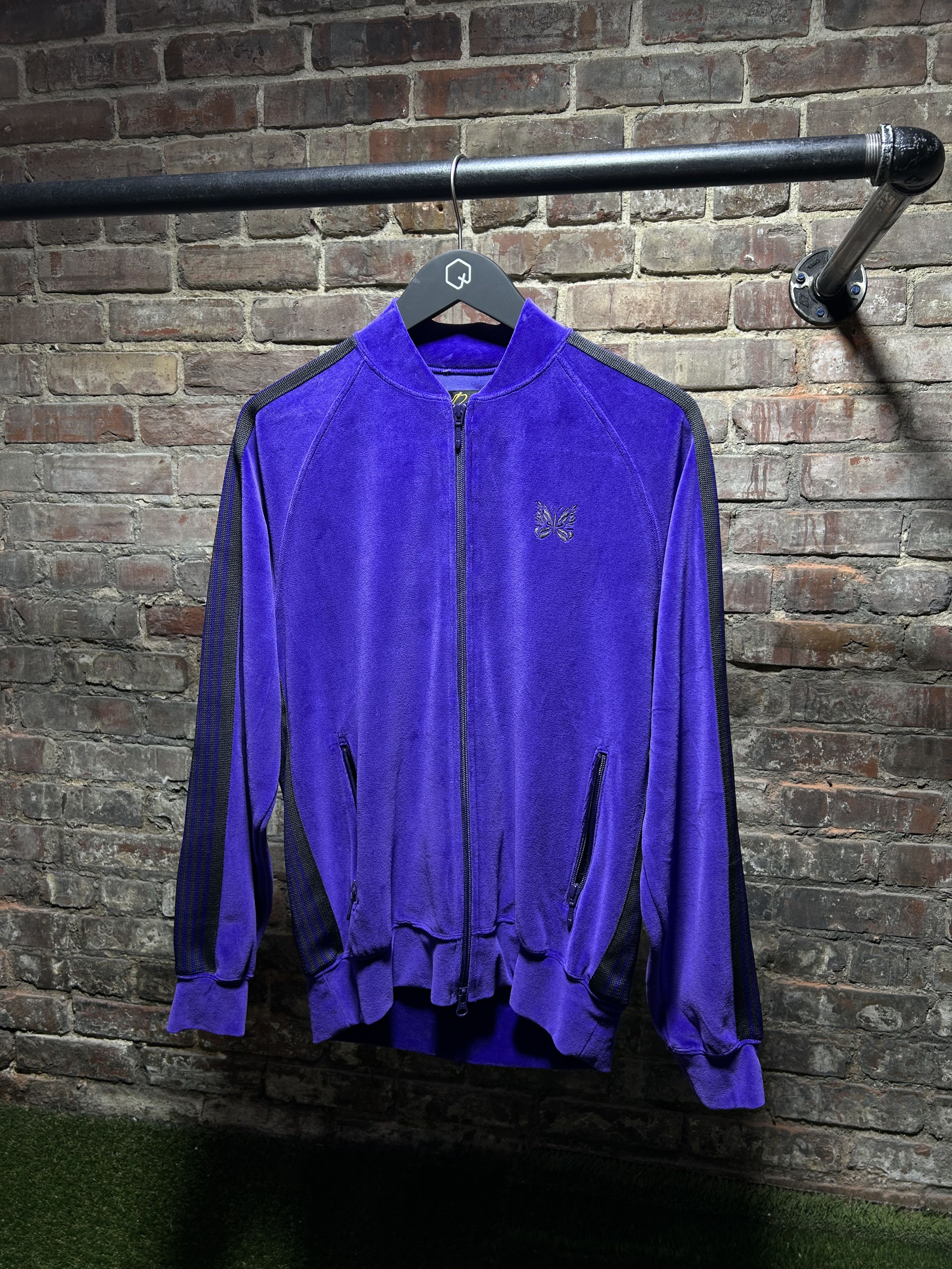 Needles Needles Velour Track Jacket Purple Size US S / EU 44-46 / 1 - 1 Thumbnail