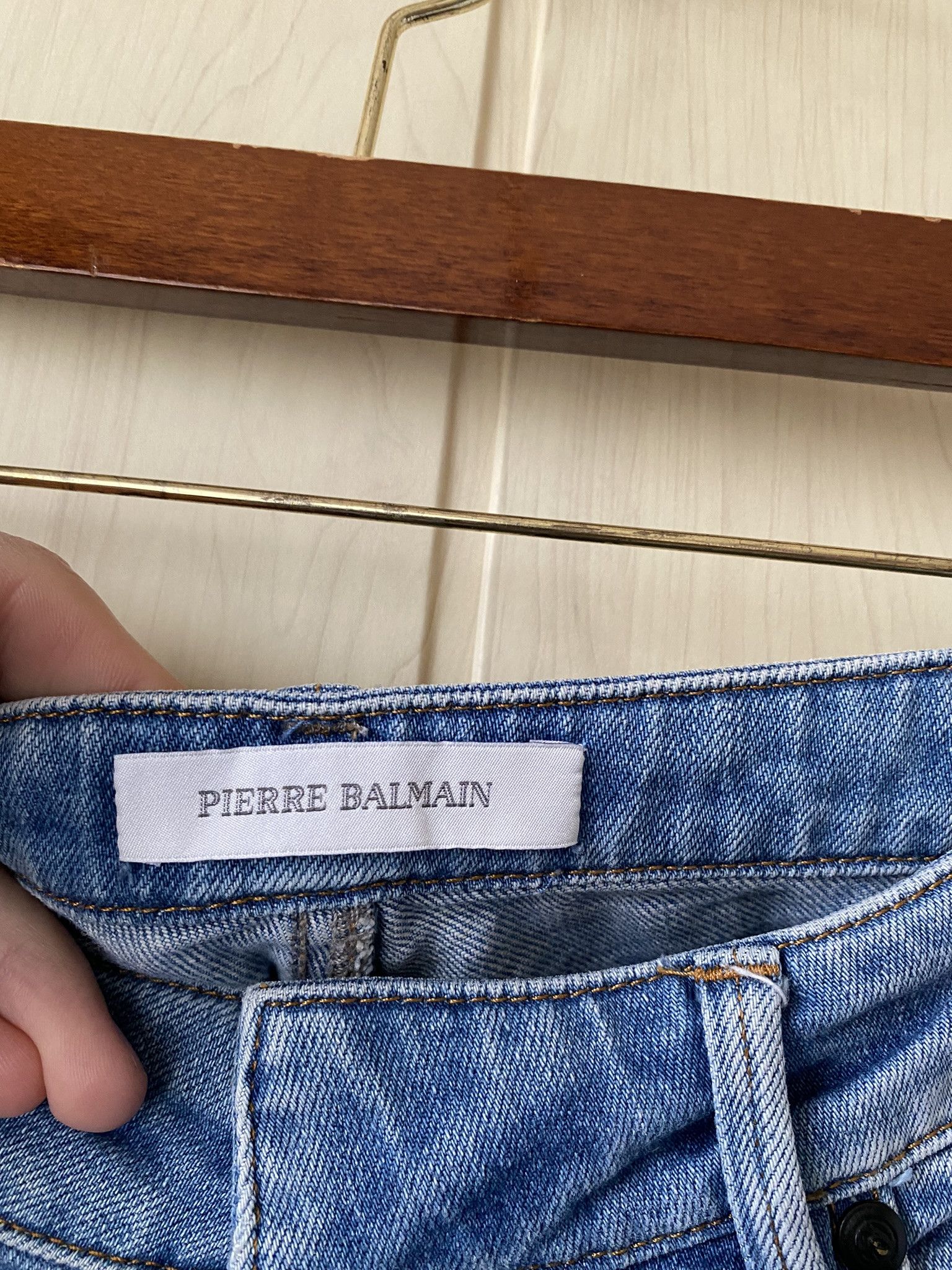 Balmain Pierre Balmain biker ripped jeans Size US 28 / EU 44 - 4 Thumbnail