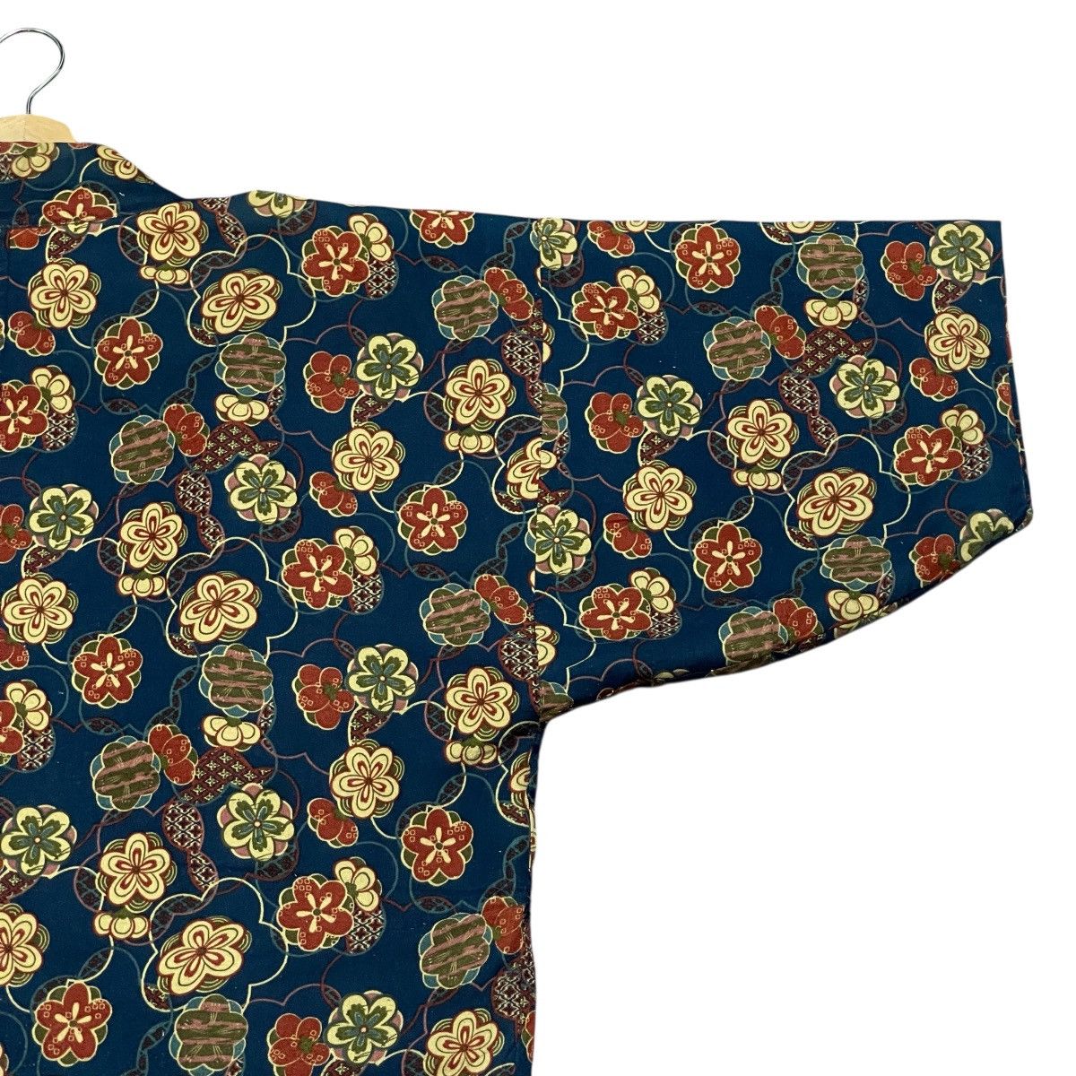 Japanese Brand Vintage Hanten Floral Pattern Traditional Kimono Jacket Size US XL / EU 56 / 4 - 13 Thumbnail