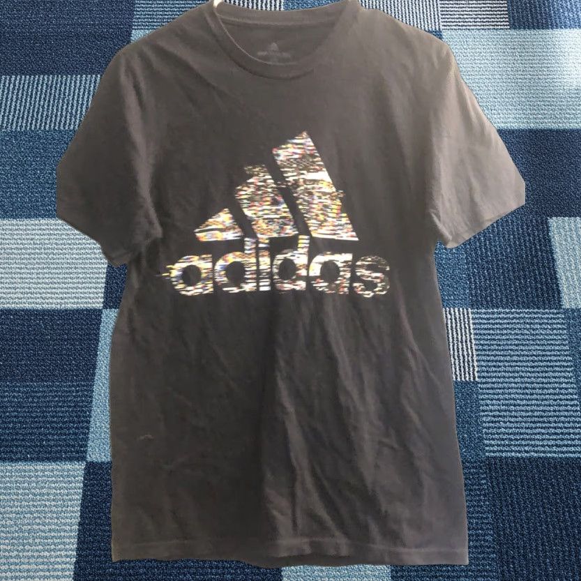 Adidas Adidas Amplifier T Shirt Men’s S Small Colorful Logo Navy Blue Short Sleeve Size US S / EU 44-46 / 1 - 1 Thumbnail
