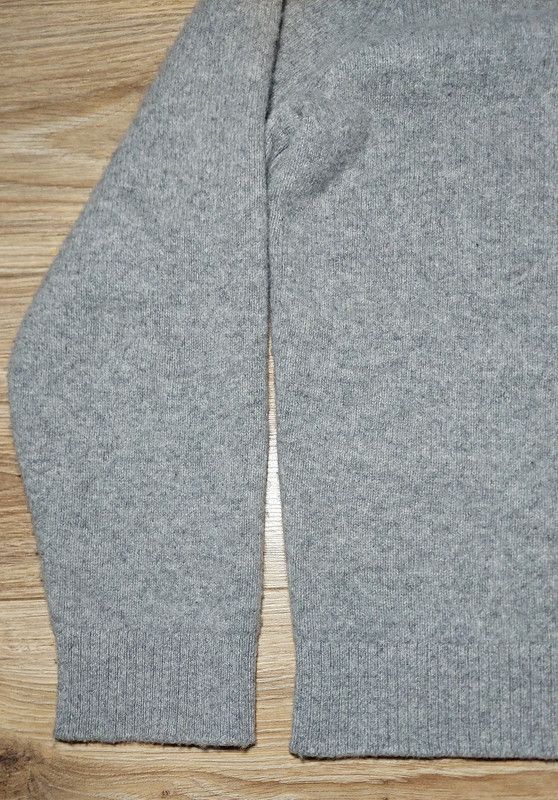 Massimo Dutti 95% wool 5% cashmere sweater jumper gray luxury Size L / US 10 / IT 46 - 4 Thumbnail