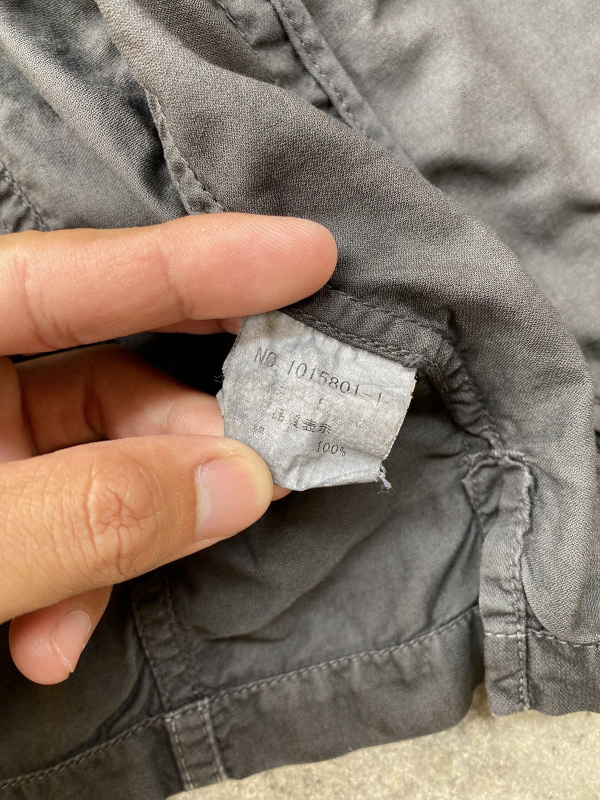 Tete Homme Vintage Tete Homme Issey Miyake Distressed Button up Size US S / EU 44-46 / 1 - 8 Thumbnail