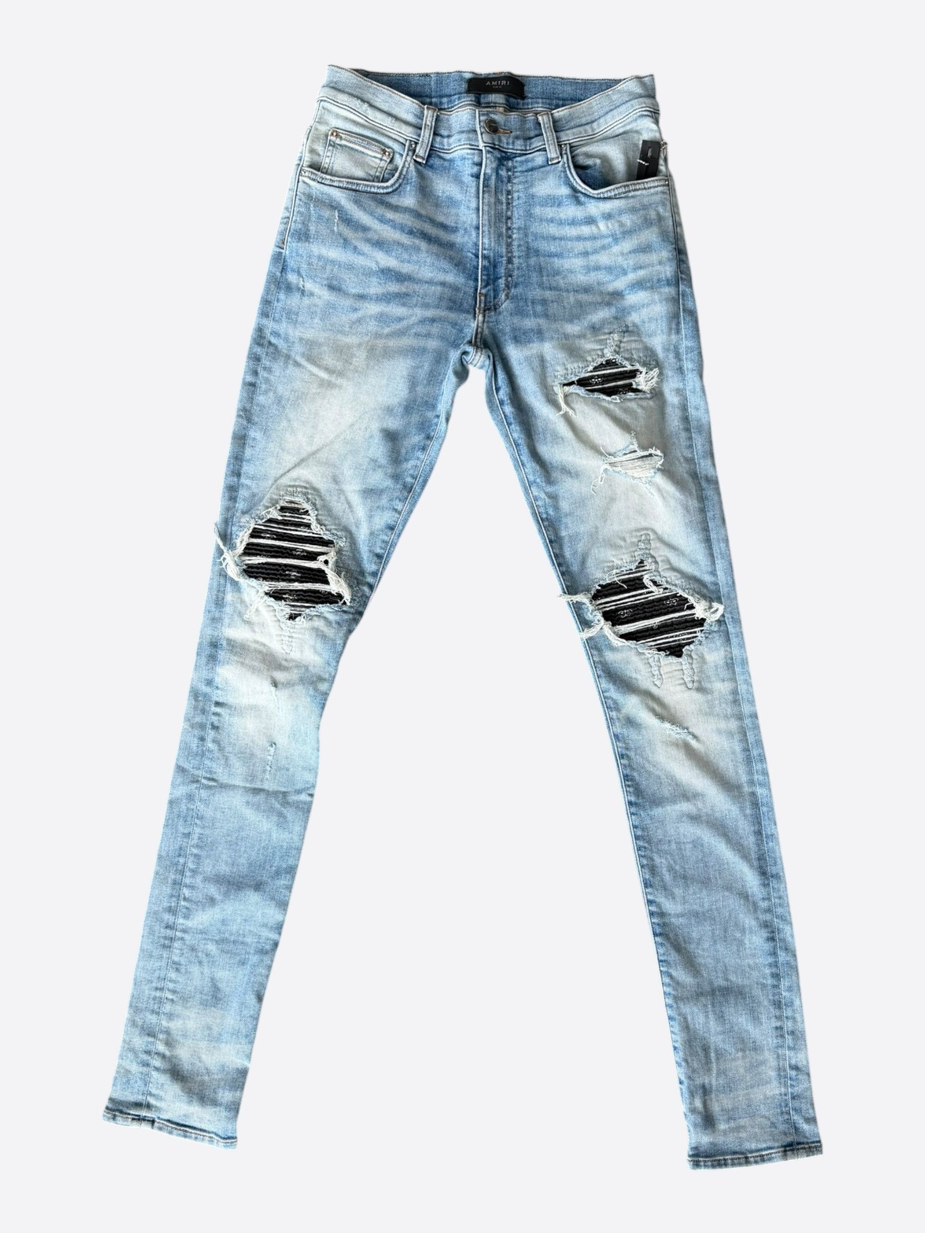 Amiri Mike Amiri MX1 Rainbow Bandana Jeans | Grailed