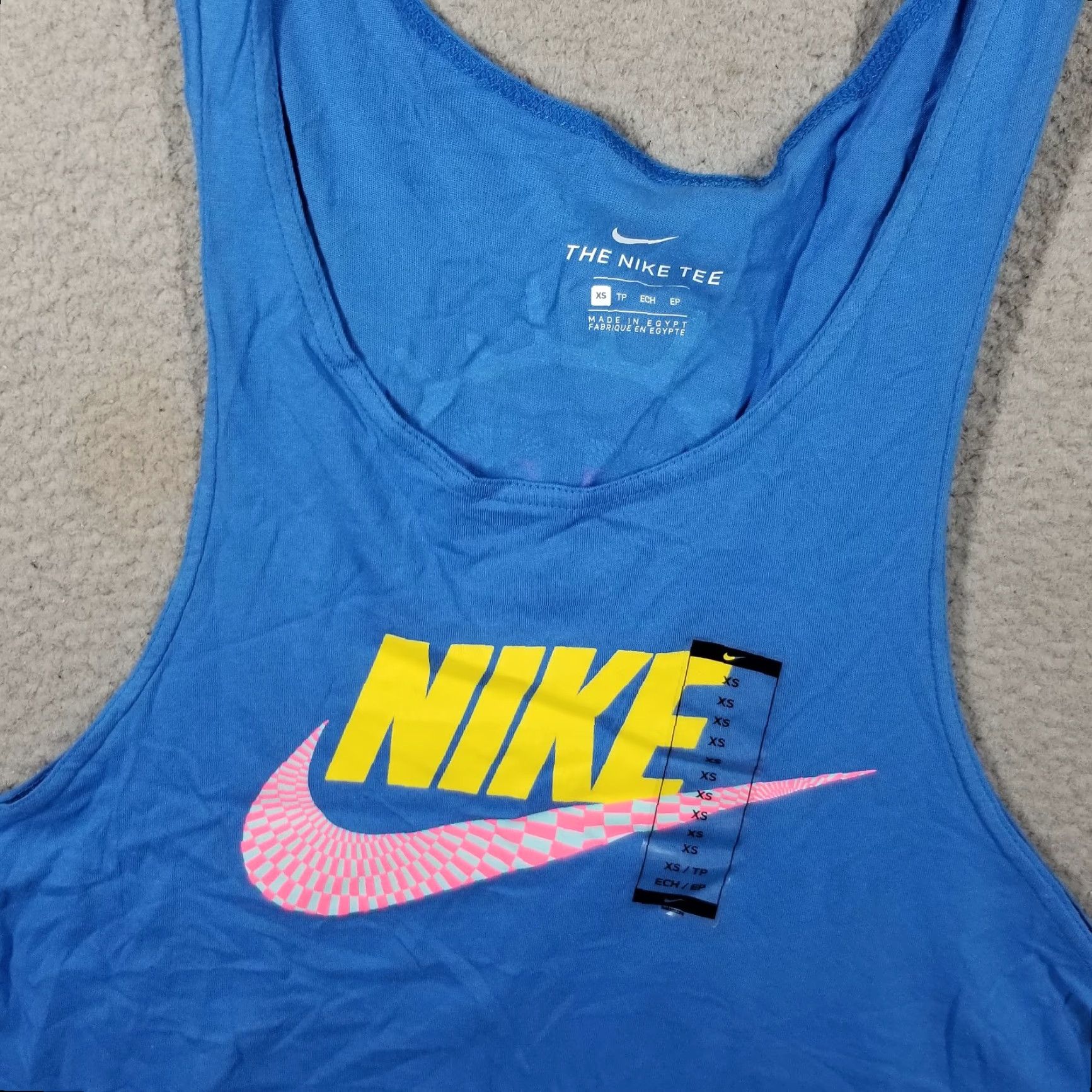 Nike Nike Sportswear Festival Tank Top Shirt Men XS Blue Size US XS / EU 42 / 0 - 4 Thumbnail