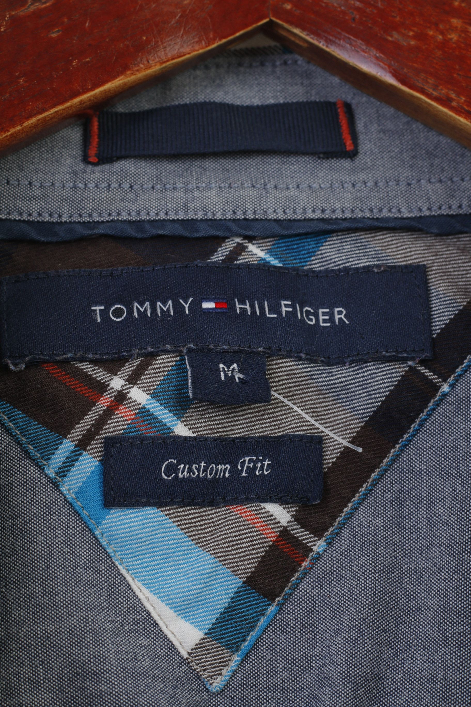 Tommy Hilfiger Tommy Hilfiger Men M Casual Shirt Navy Checkered Custom 4201 Size US M / EU 48-50 / 2 - 6 Thumbnail
