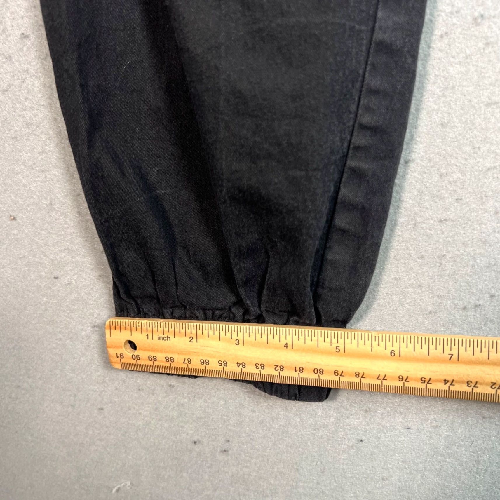 I.AM.GIA I.AM.GIA Womens Black Tapered Leg Elastic Waist Jogger Pants Size 24 Size 42" / US 20 - 7 Thumbnail