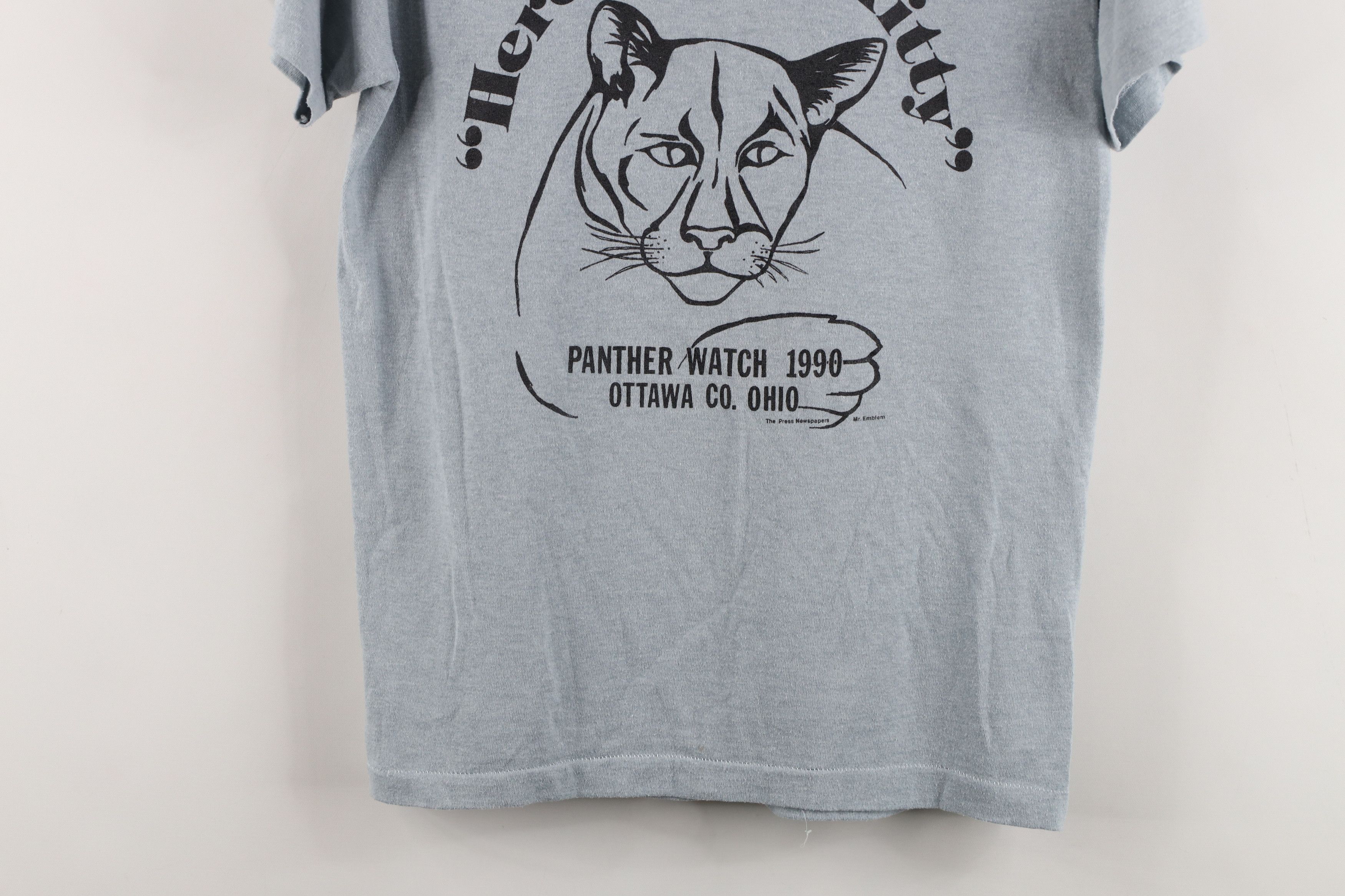 Vintage Vintage 90s Panther Watch Ohio Short Sleeve T-Shirt USA Size S / US 4 / IT 40 - 3 Thumbnail