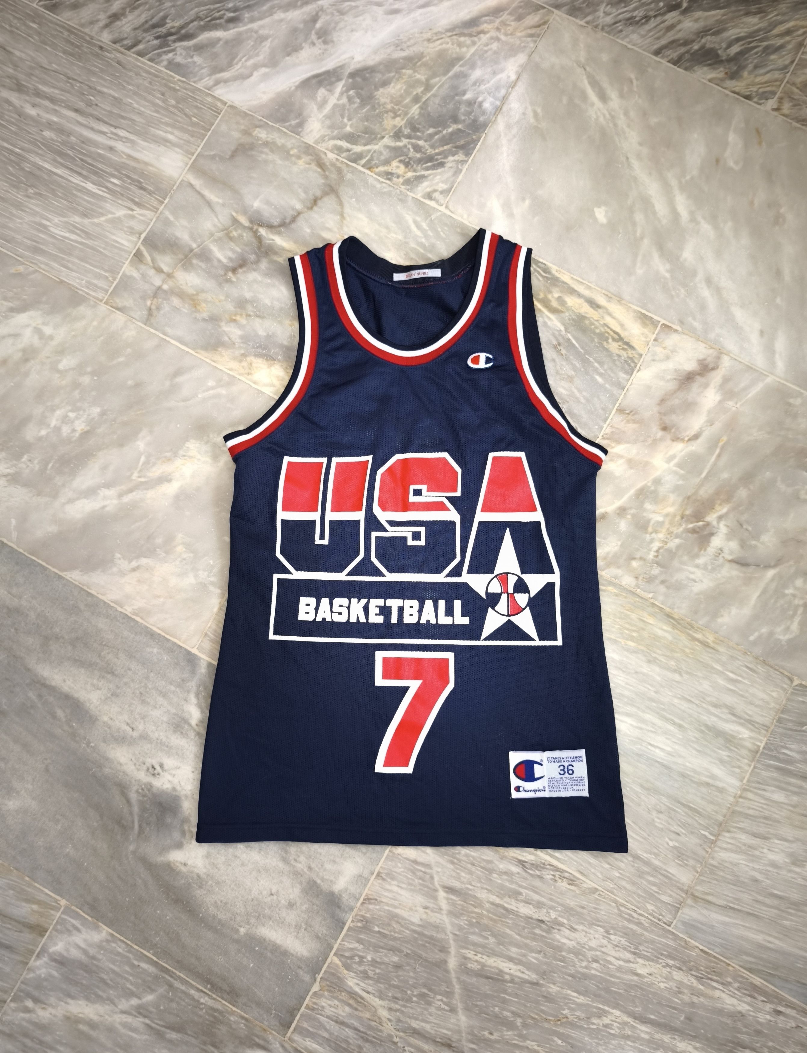 NBA Vintage Champion Team USA - Shawn Kemp #7 Size US S / EU 44-46 / 1 - 1 Thumbnail
