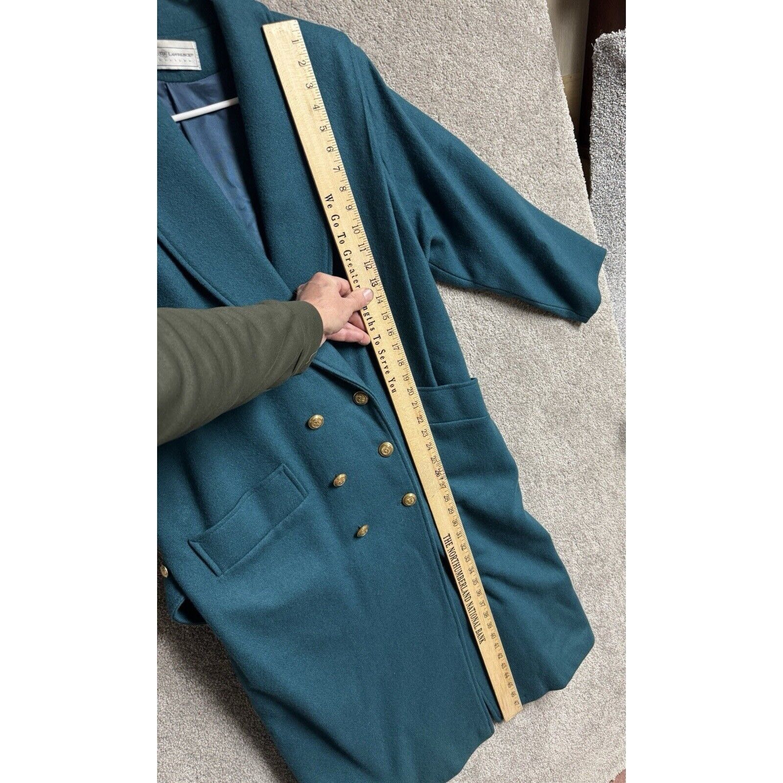 Other Maggie Lawrence Overcoat Women L 80s Vintage Double Breasted Size L / US 10 / IT 46 - 5 Thumbnail