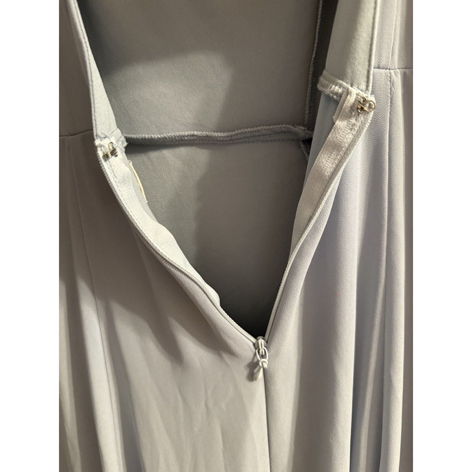 Show Me Your MuMu Show Me Your Mumu Jenn Maxi Dress XS Silver Sage Blue Formal Size XS / US 0-2 / IT 36-38 - 7 Thumbnail