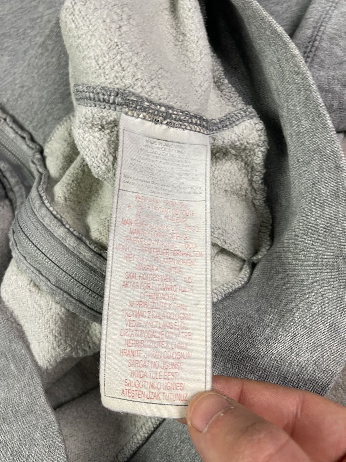 Nike × Vintage Vintage Nike Y2K Grey Sweatshirt Zip Hoodie Size L / US 10 / IT 46 - 7 Thumbnail