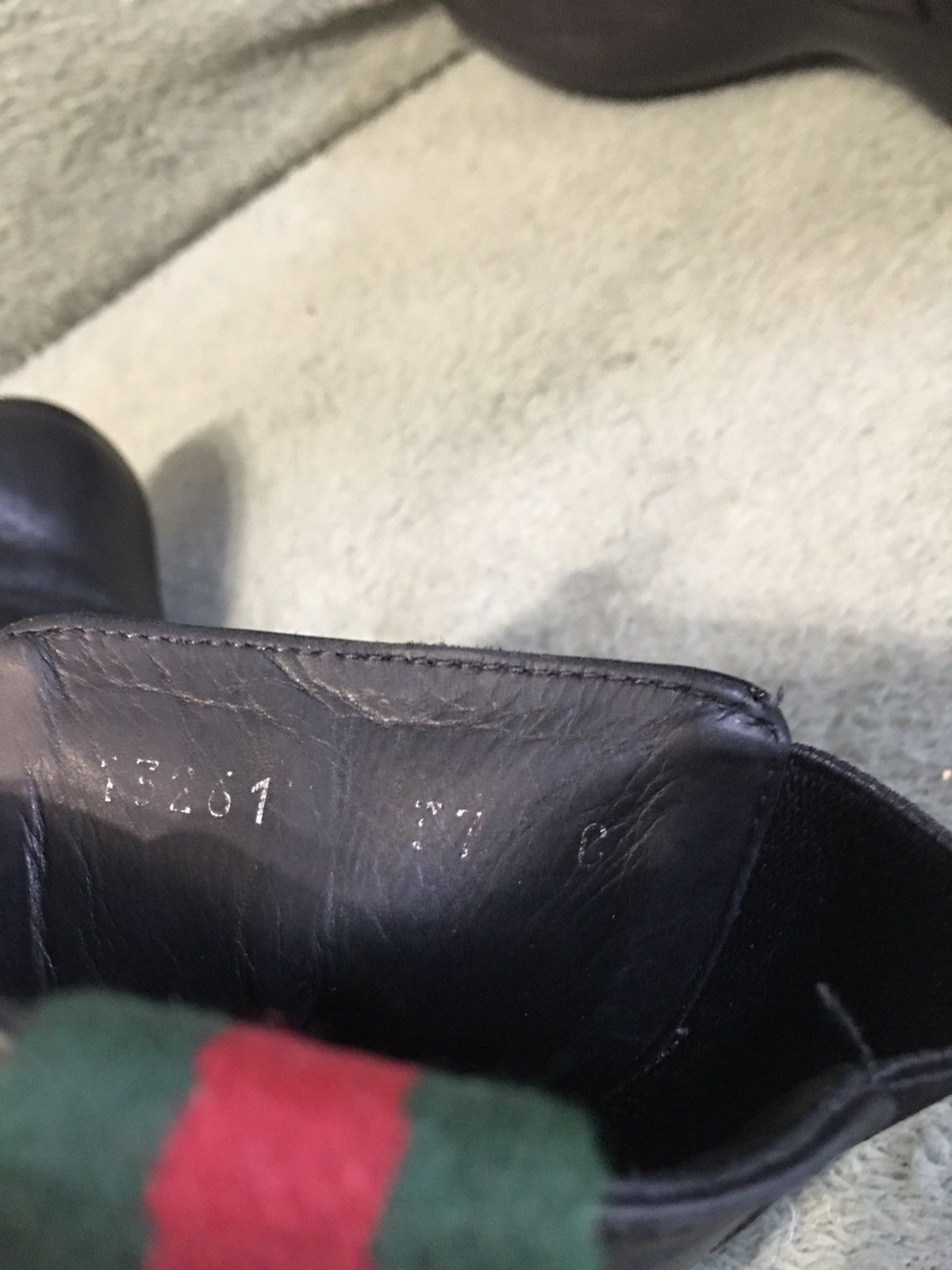 Gucci GUCCI Black Leather Chelsea Ankle Boots Size EU 37 Size US 7 / IT 37 - 12 Thumbnail