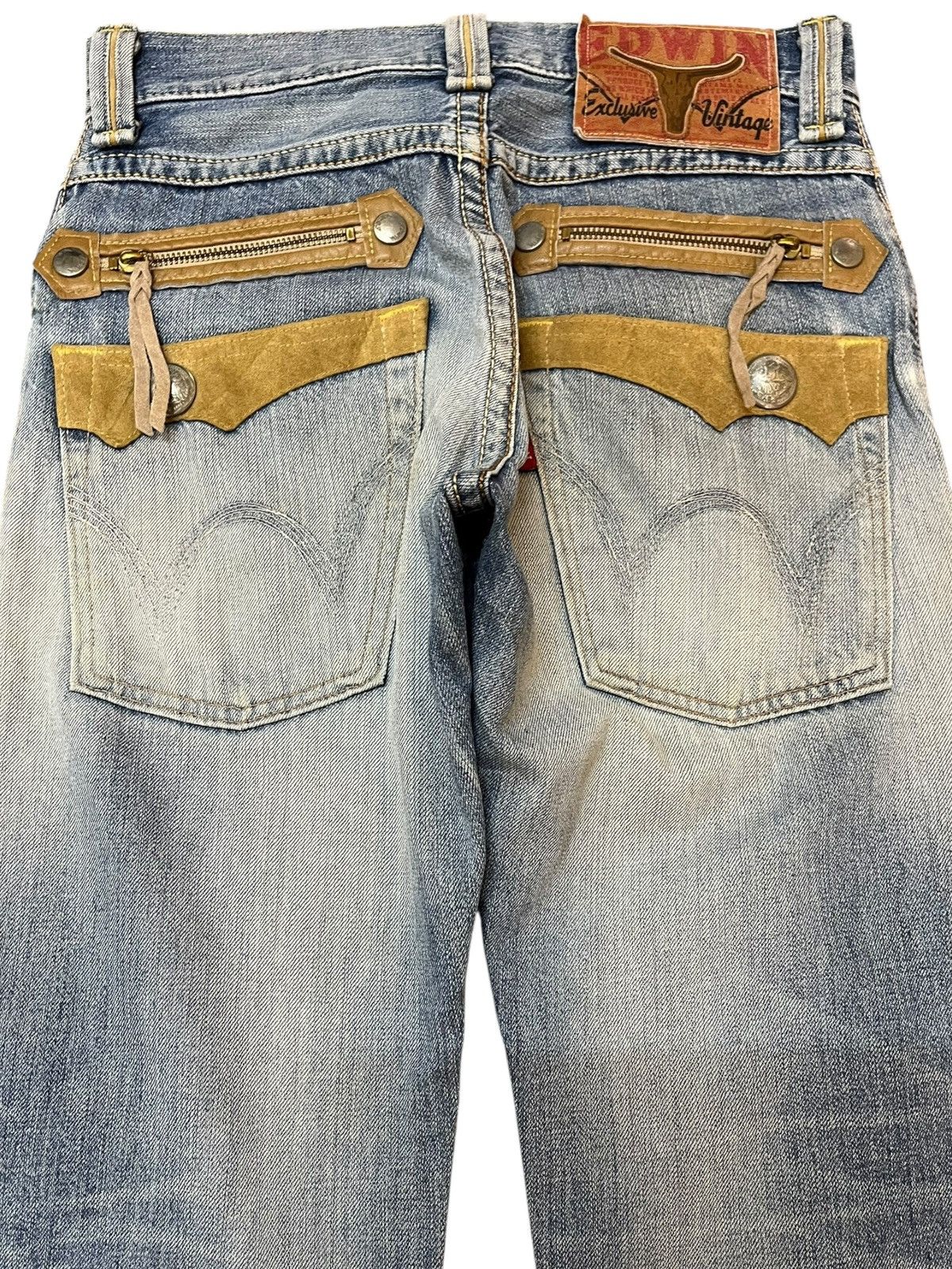 Edwin Vintage Edwin Exclusive Vintage Faded Distressed Denim Size US 29 - 6 Thumbnail