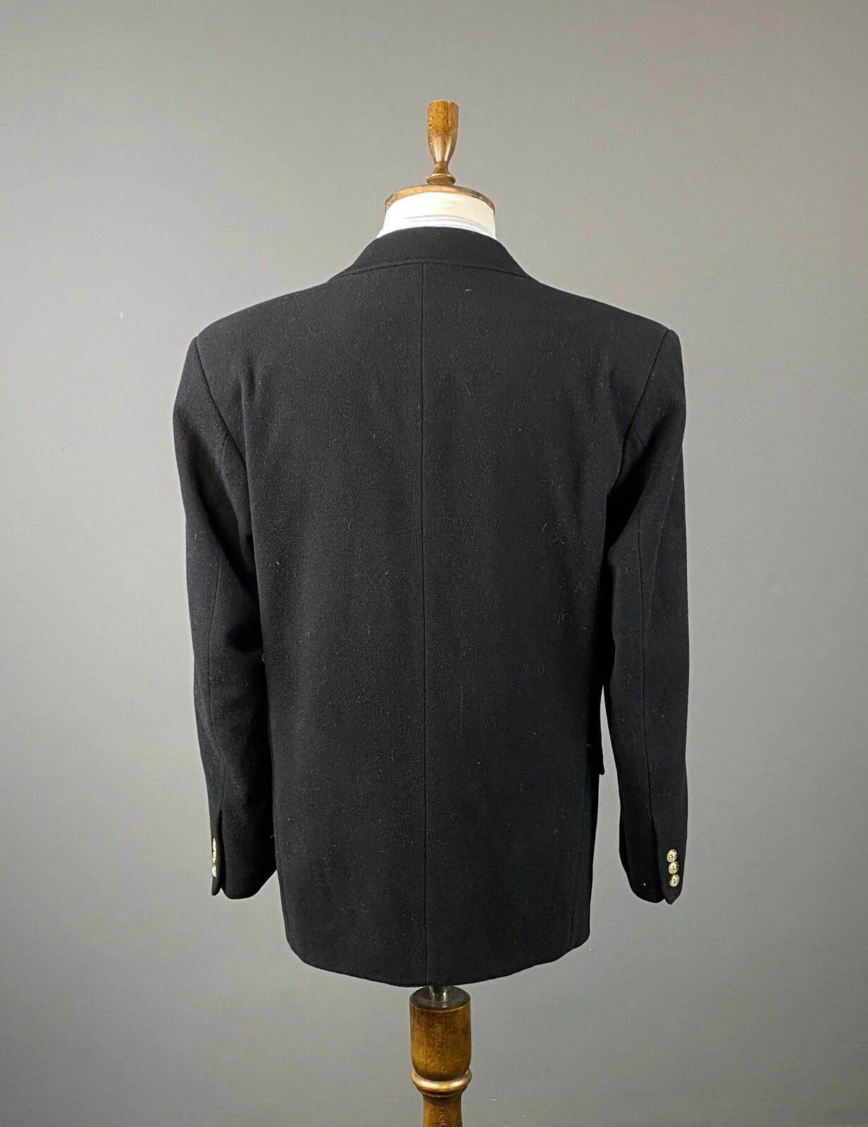Boneville Men Boneville Black Wool Blazer Coat Jacket Size 50 Size US M / EU 48-50 / 2 - 6 Thumbnail
