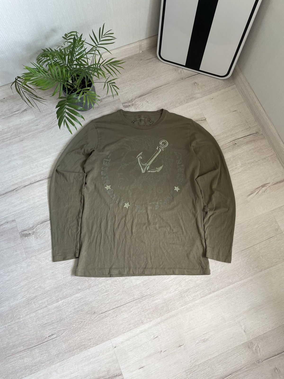 20471120 × Diesel Y2k Cyber Longsleeve Diesel Industry Vintage 2000s Punk Rock Size US M / EU 48-50 / 2 - 1 Thumbnail