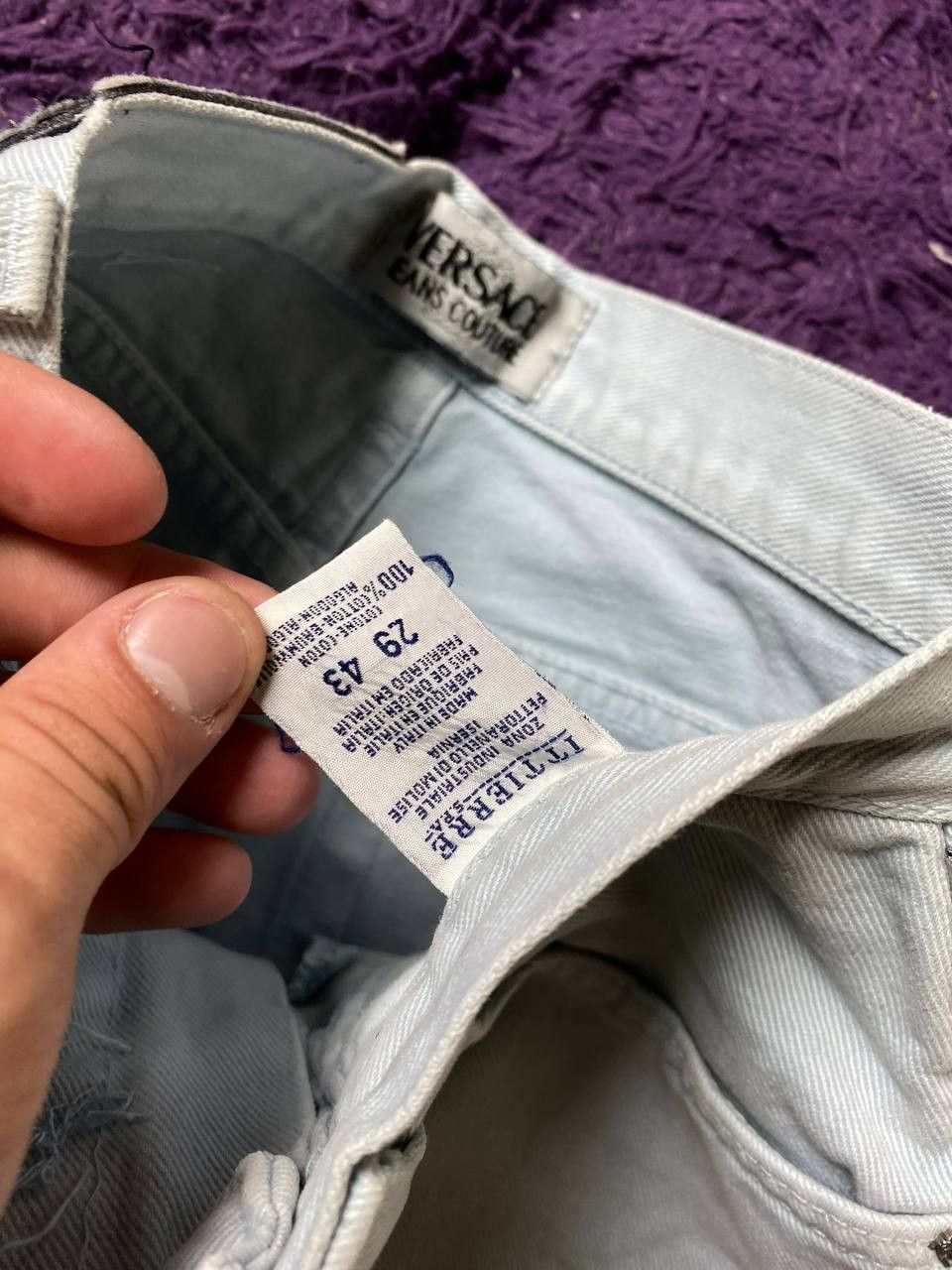 Versace 90s Vintage VERSACE Pants Y2k Size US 29 - 15 Thumbnail