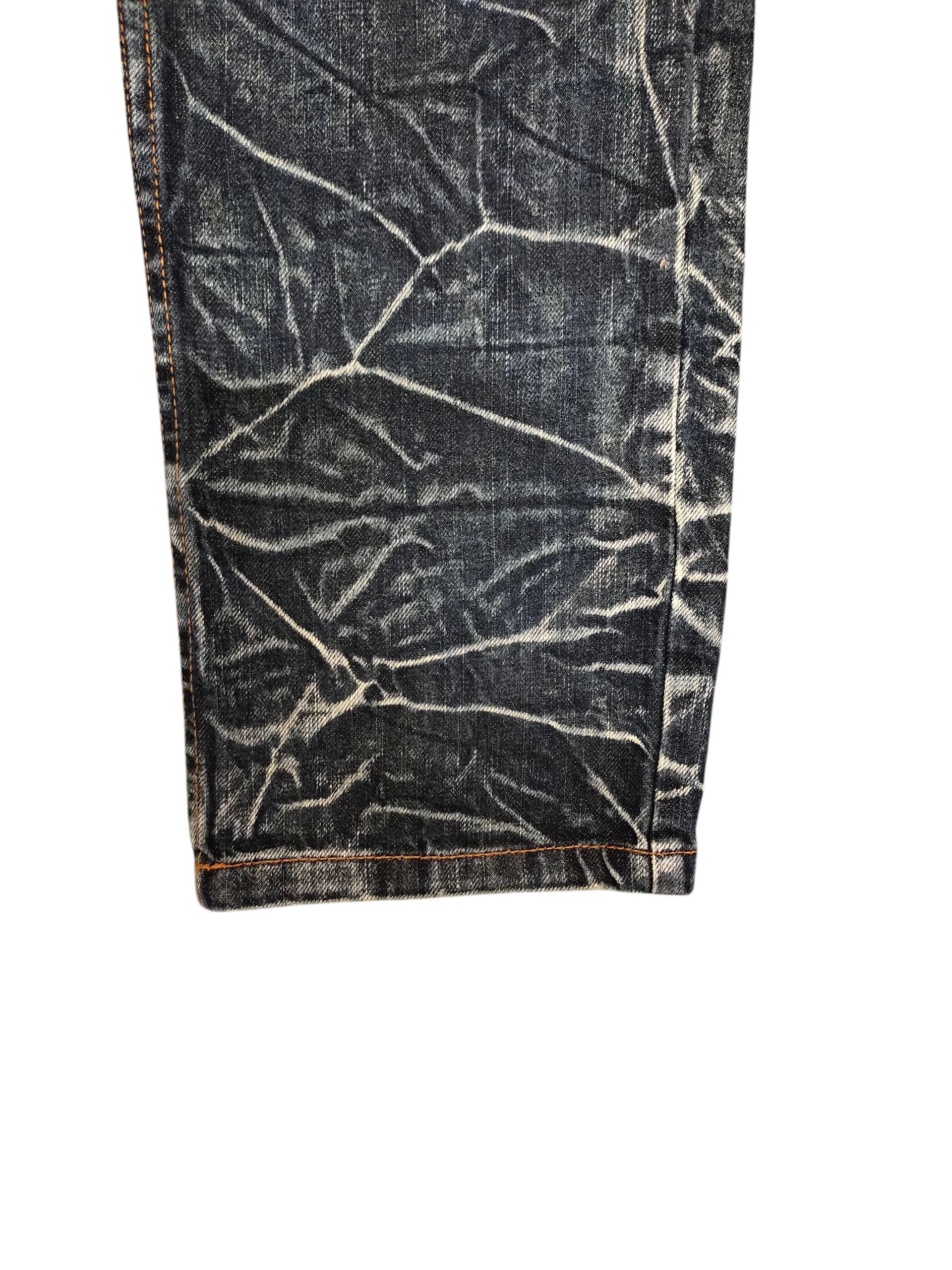 Undercover Japanese Brand Nylaus Double Waist Studded Denim Jeans Size US 31 - 5 Thumbnail