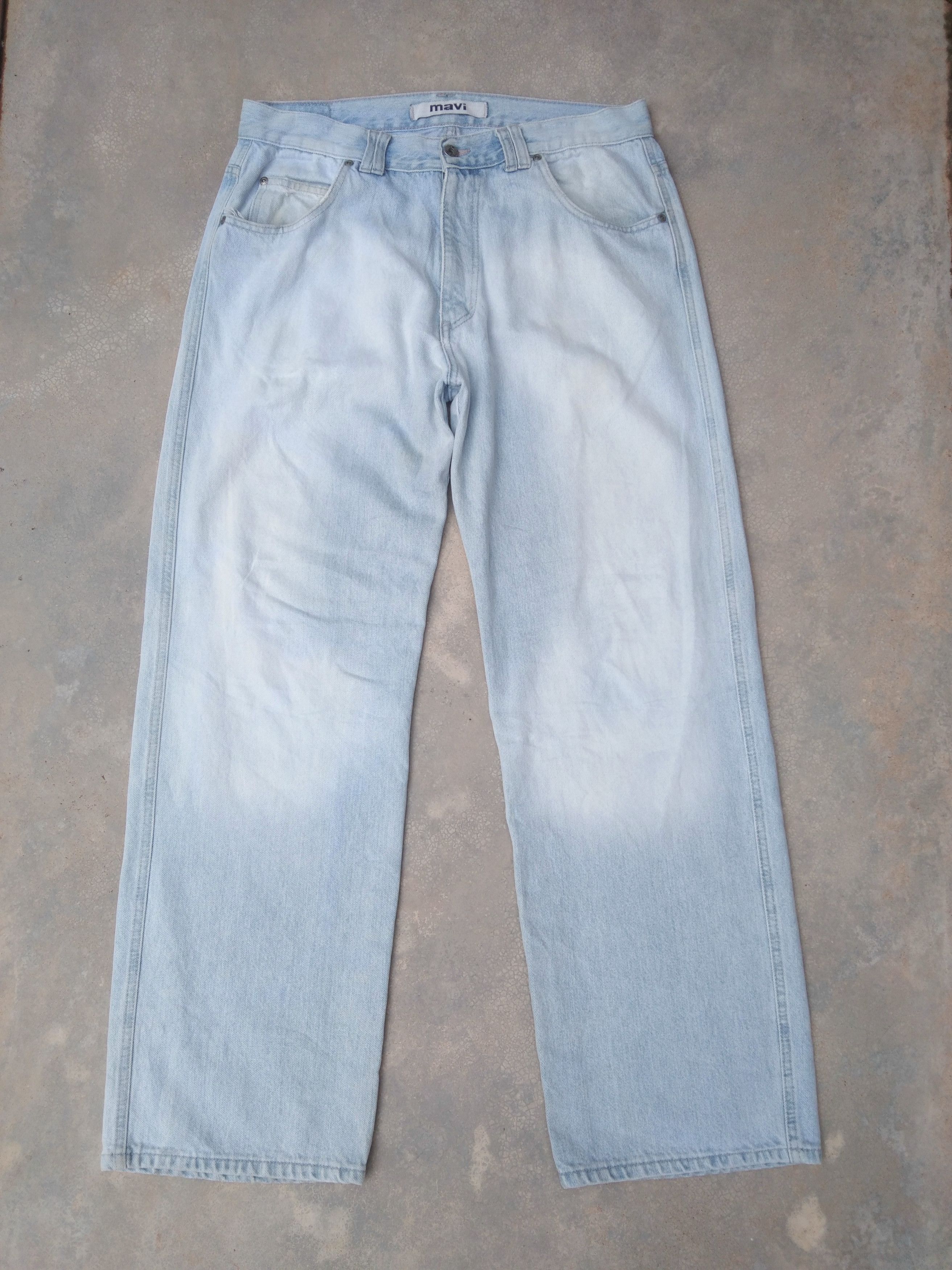 Mavi Vintage Faded Blue Mavi Baggy Jeans 34x32 Size US 34 / EU 50 - 1 Thumbnail