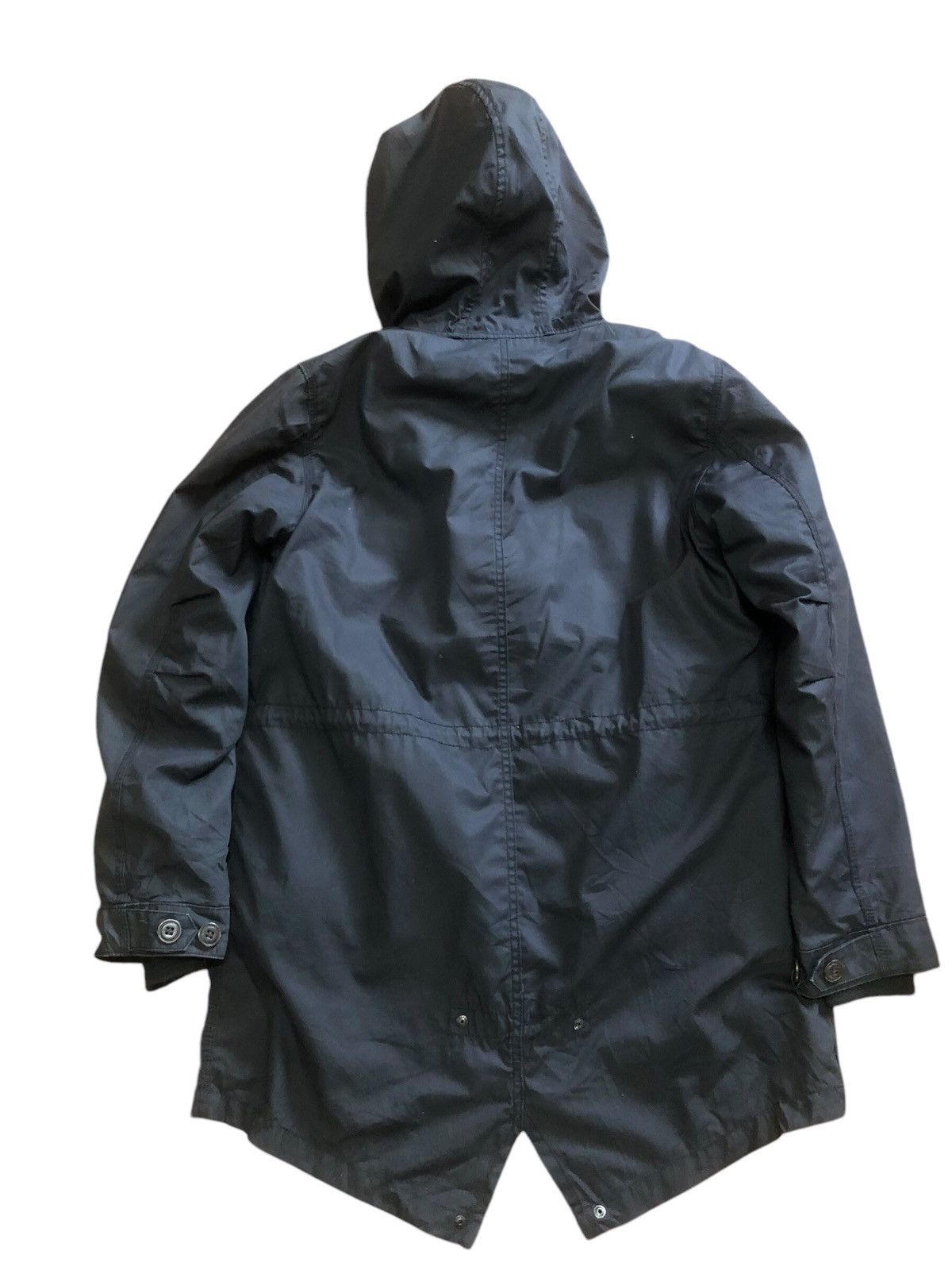 If Six Was Nine × Japanese Brand × Le Grande Bleu (L.G.B.) Back Number Raccoon Fur Hooded Fish Tail Parkas Size US M / EU 48-50 / 2 - 2 Thumbnail