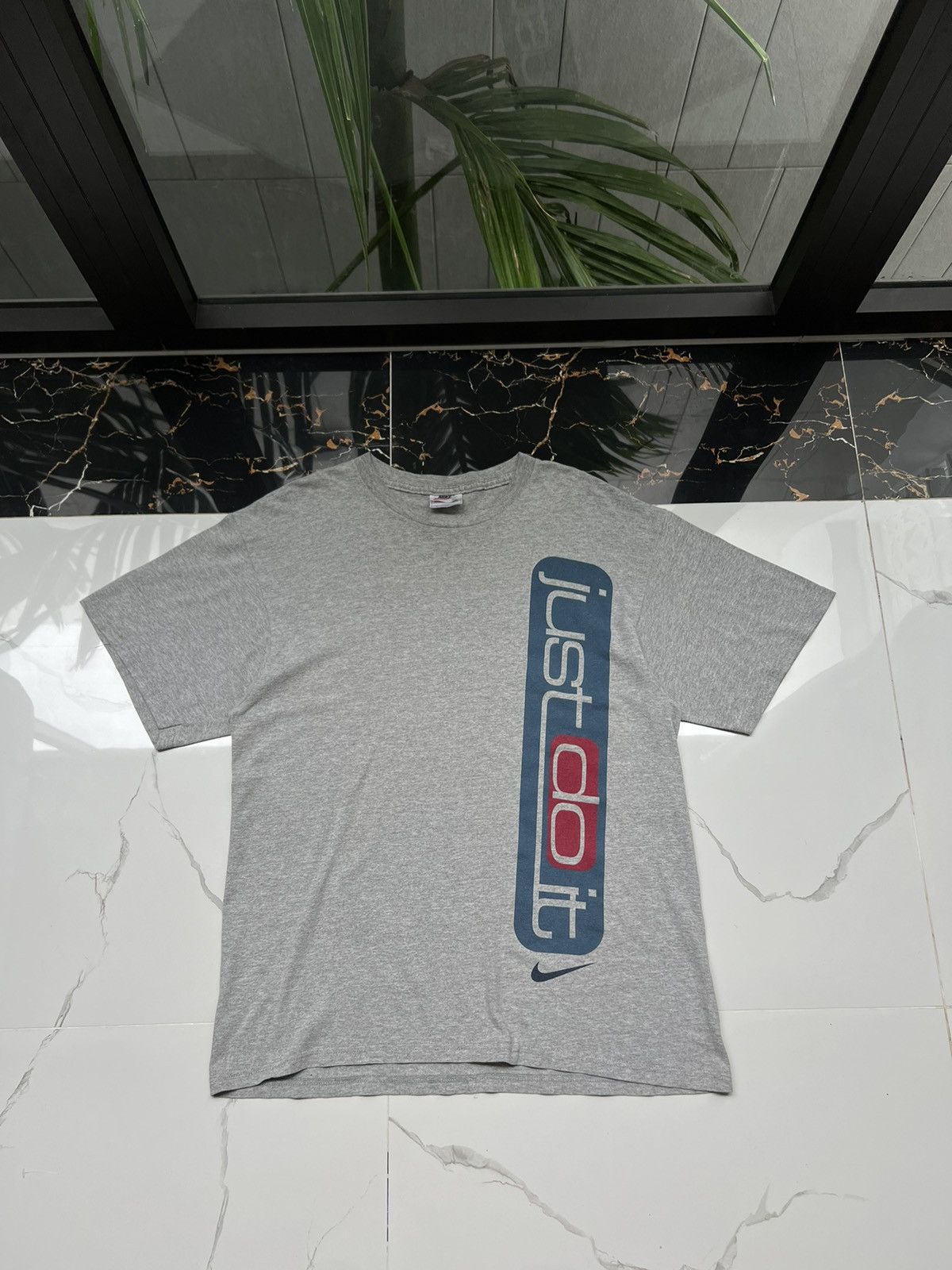 Nike × Vintage 90’s NIKE JUST DO IT BIG LOGO SWOOSH Y2K TEE Size US M / EU 48-50 / 2 - 1 Thumbnail