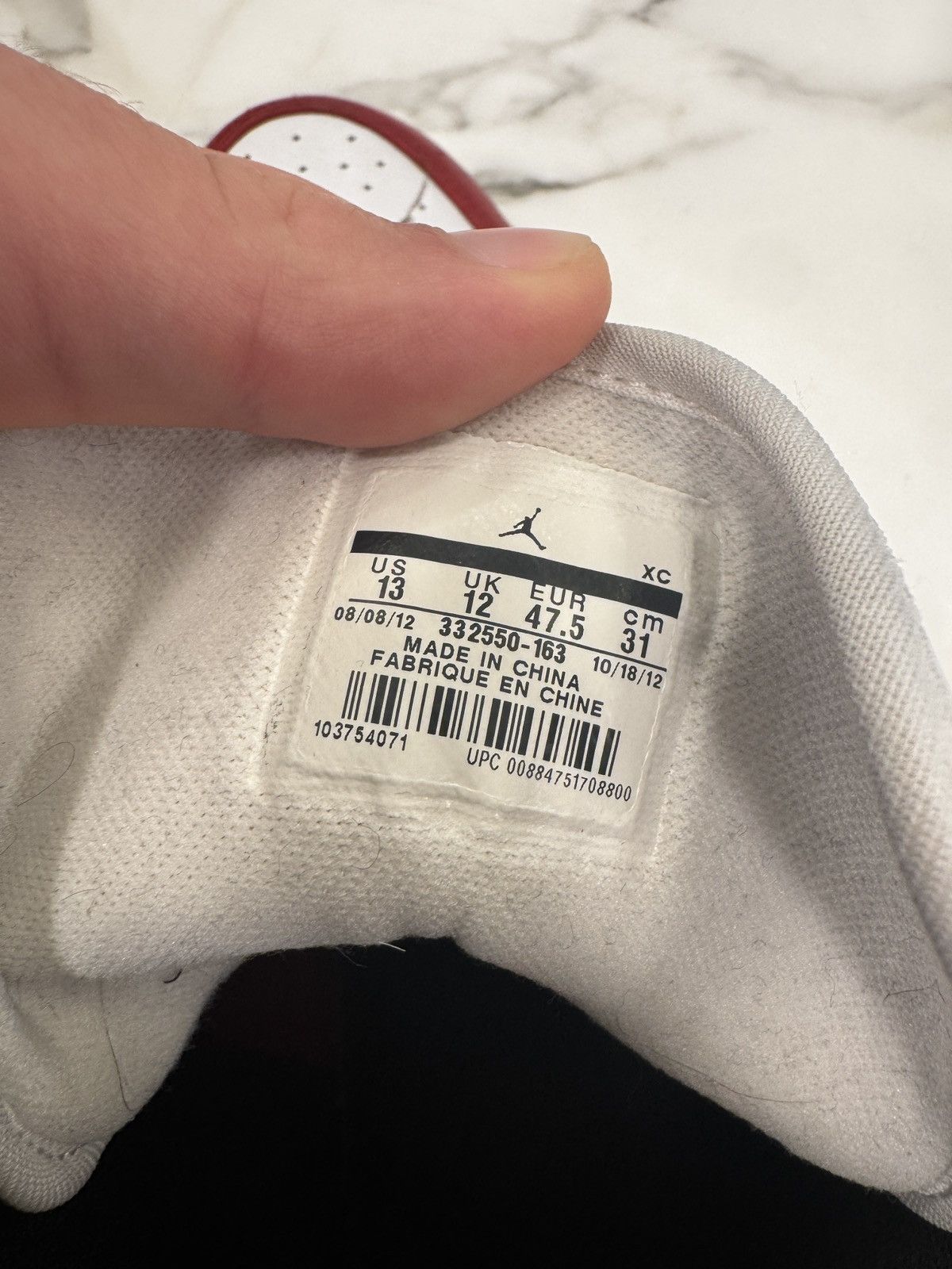 Nike Jordan 1 Chicago Size US 13 / EU 46 - 9 Thumbnail