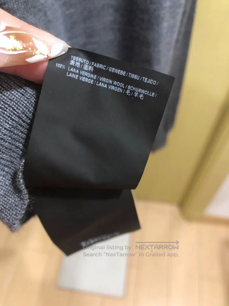 Balenciaga Balenciaga Gray Wool Sweater Size XXS / US 00 / IT 34 - 5 Thumbnail