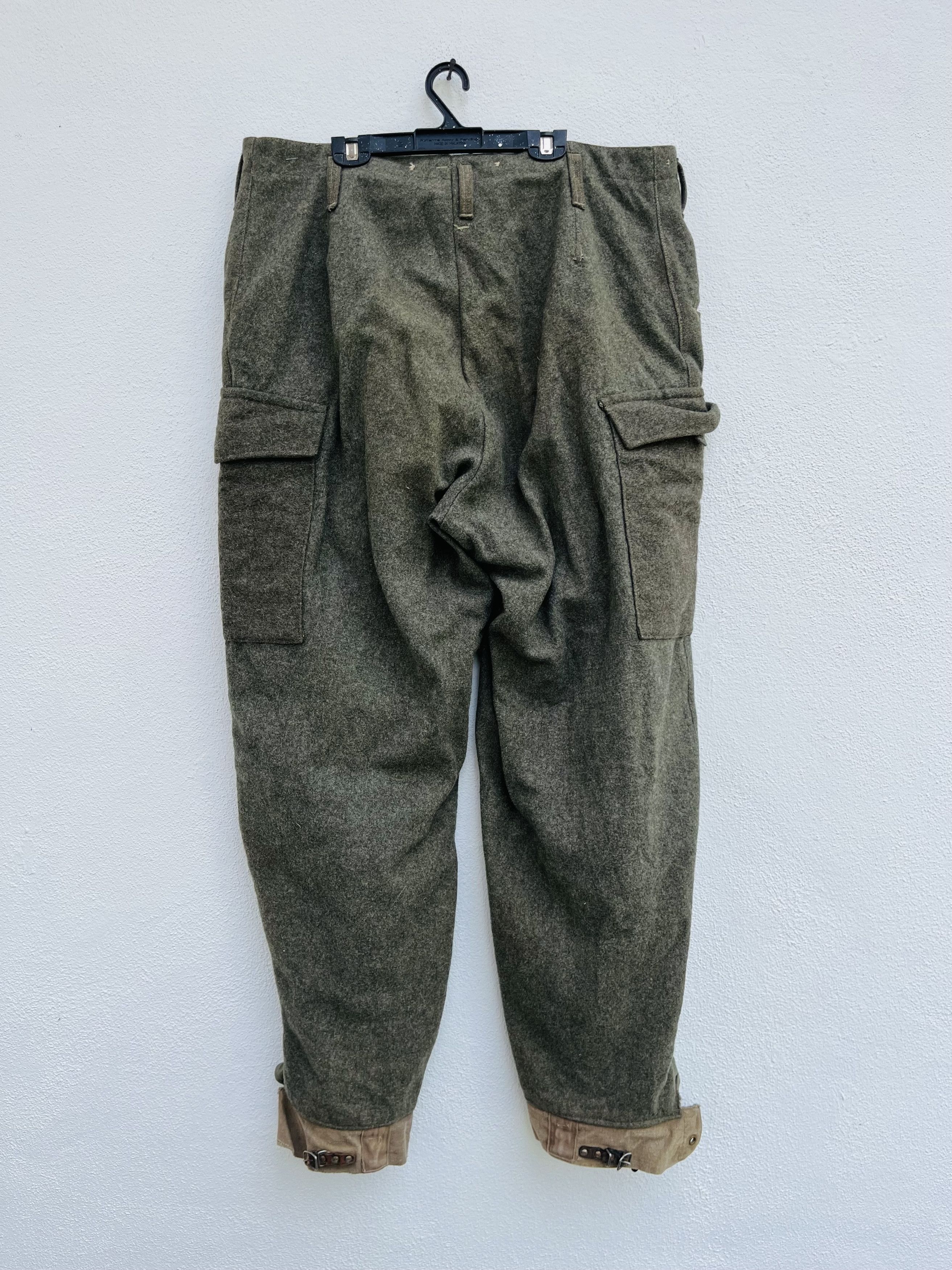 Vintage Vintage 40s World War 2 Swedish ACB Military Pant ww2 Size US 33 - 2 Thumbnail