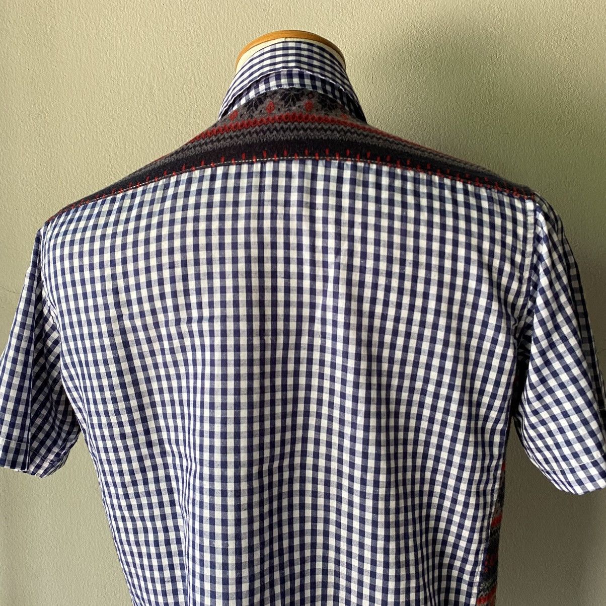Comme des Garcons × Comme des Garcons Homme Plus COMME des GARCONS Patchwork Checkered Fusion Shirt Size US L / EU 52-54 / 3 - 12 Thumbnail