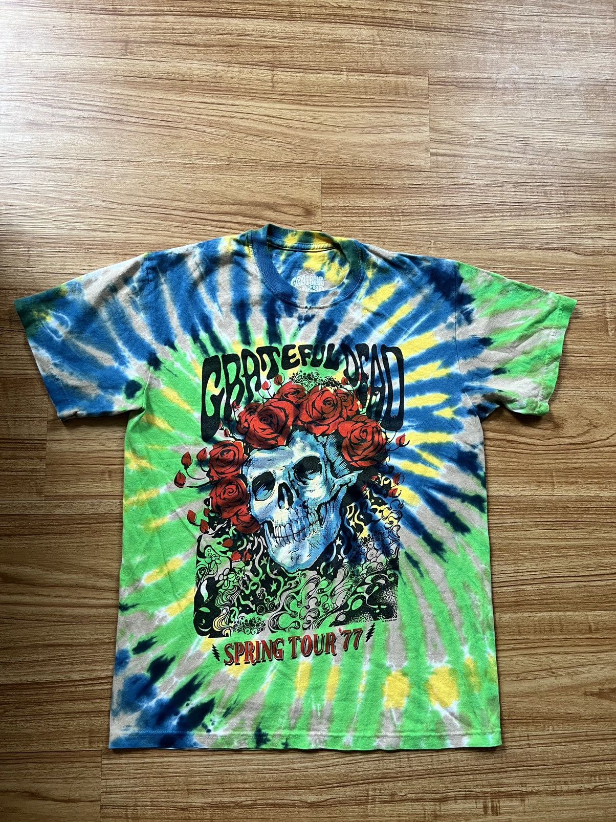 GRATEFUL DEAD SPIRAL TRIPPY BEARS TIE DYE T SHIRT S M L XL 2X Garcia,Wier,Lesh E - Foto 4