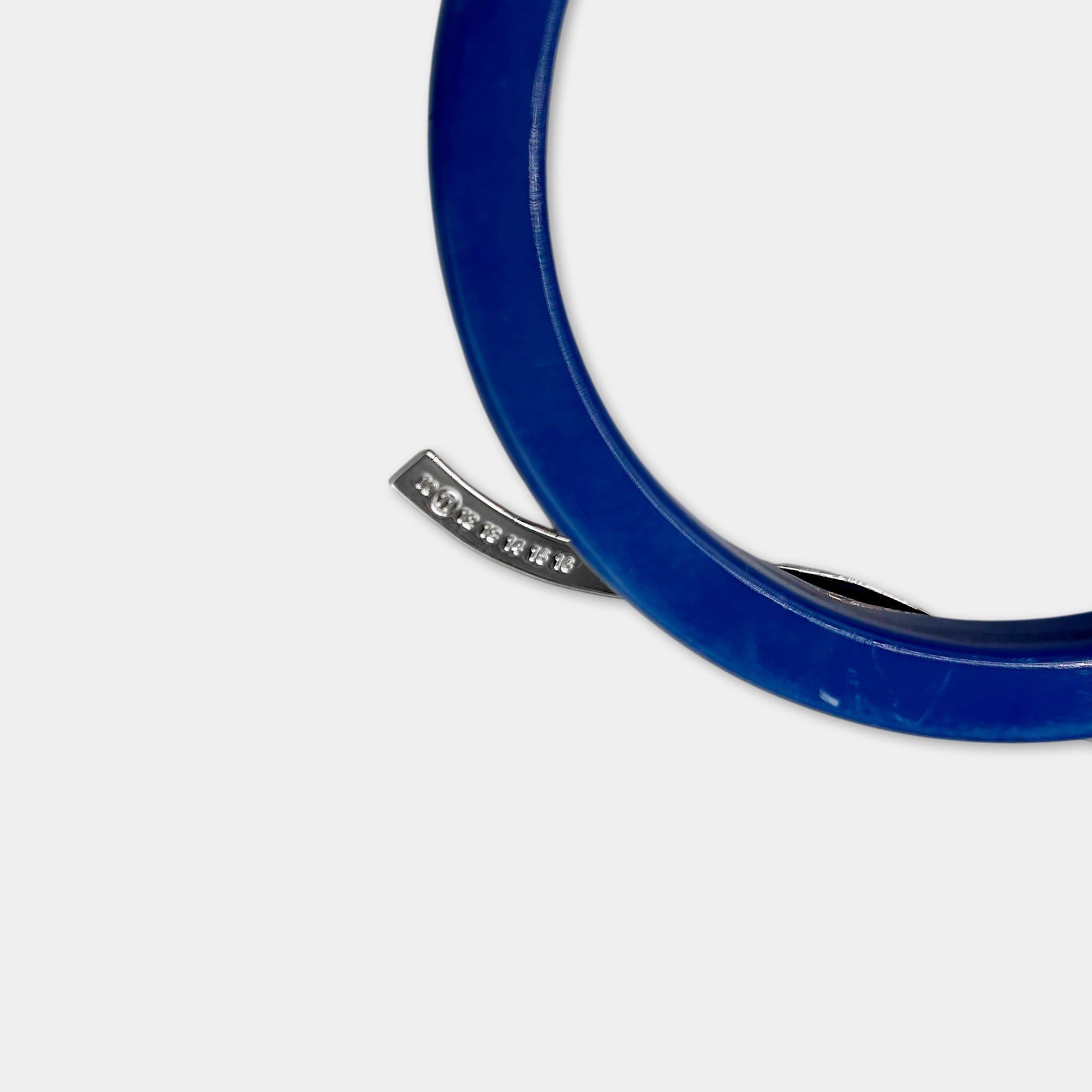 Maison Margiela Maison Margiela MM11 SS10 Geometric Blue Plastic Bracelet Size ONE SIZE - 5 Thumbnail
