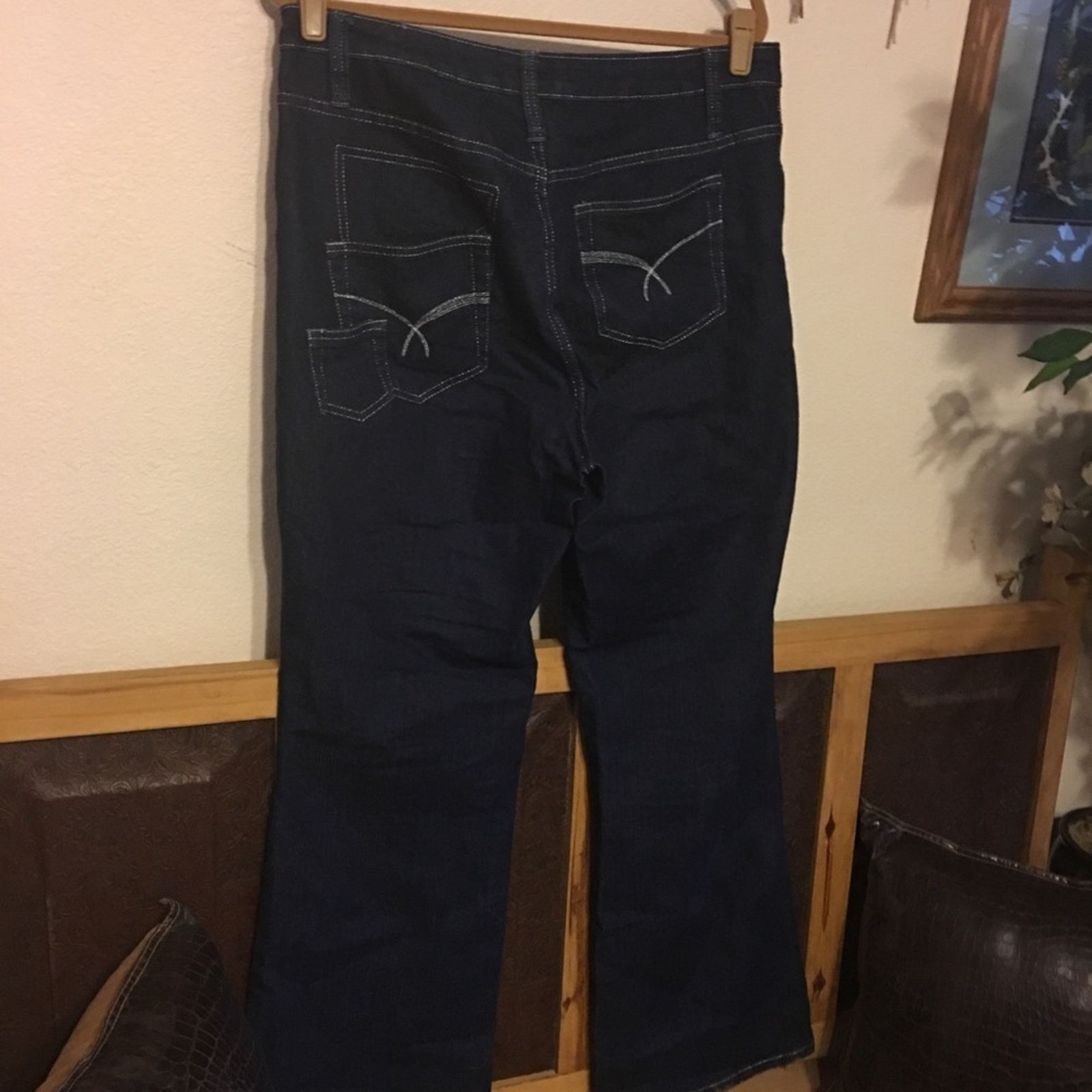 Other Crest Jeans dark blue silver threading 15/16 Size 38" / US 16 / IT 52 - 5 Thumbnail
