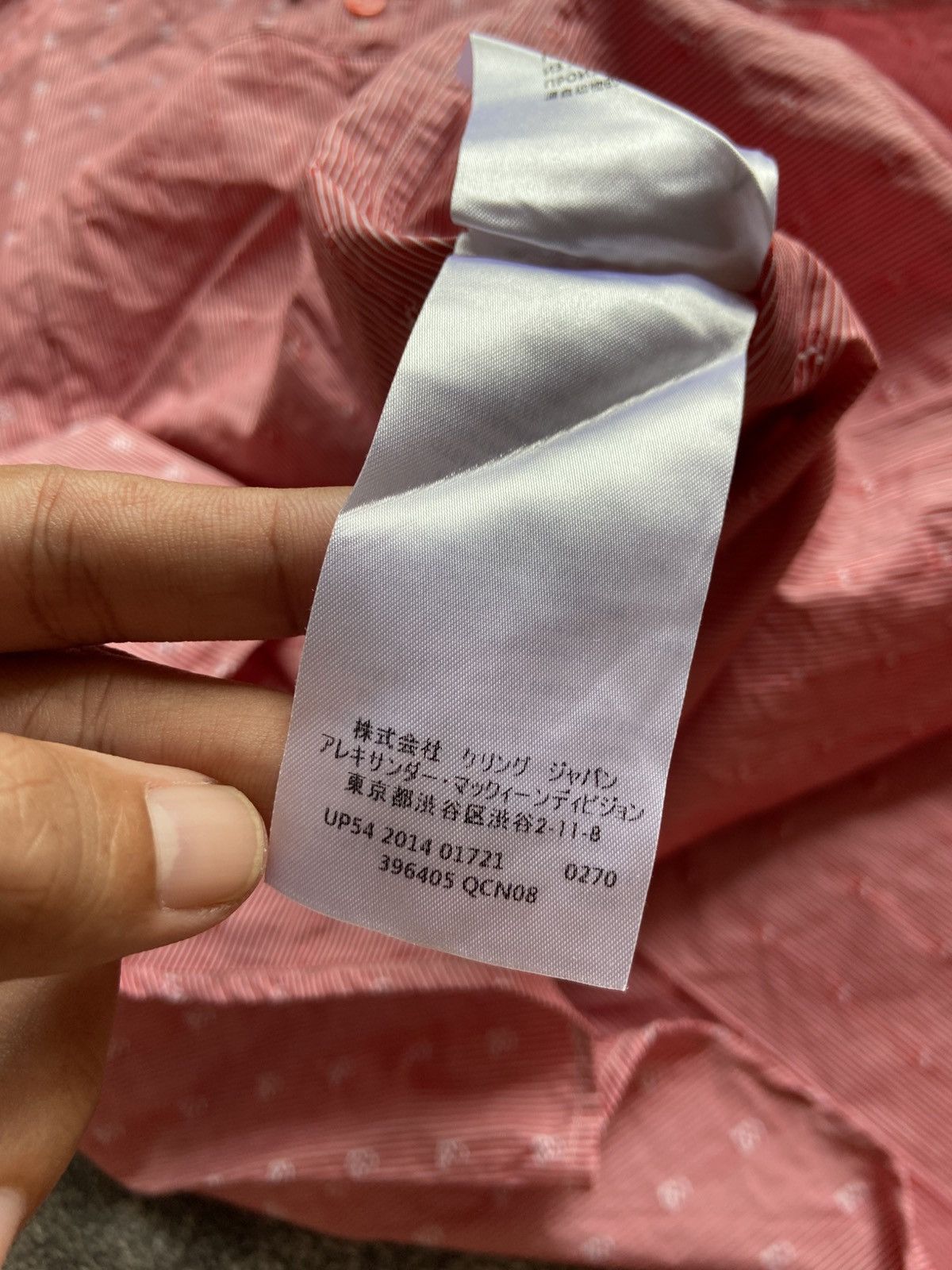 Alexander McQueen Alexander McQueen Skull Pink Pattern Shirt Short Sleeve Size US M / EU 48-50 / 2 - 11 Thumbnail