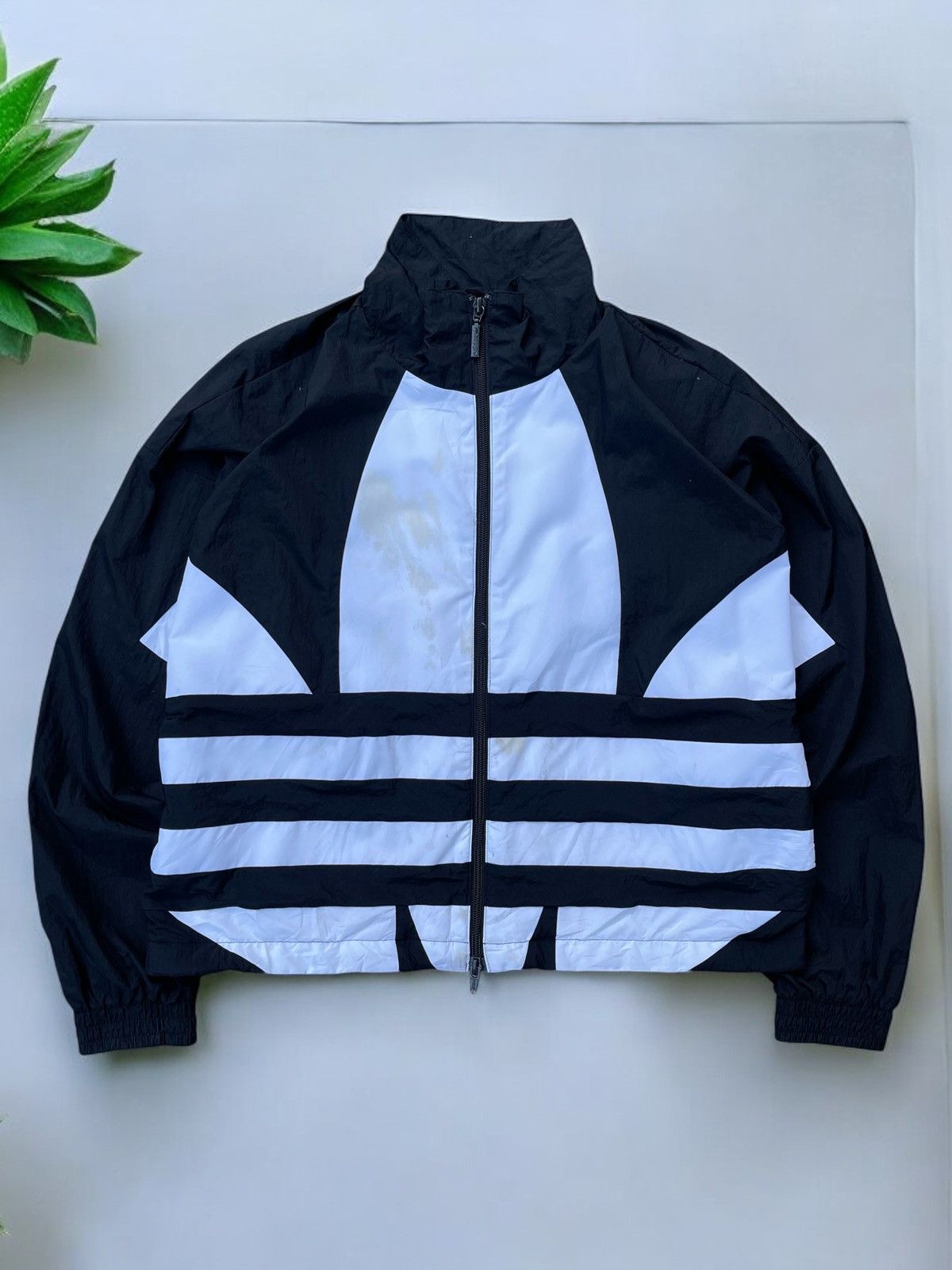 Adidas × Vintage 🔥RARE🔥 ADIDAS BIG LOGO WINDBREAKER JACKET Size M / US 6-8 / IT 42-44 - 2 Thumbnail