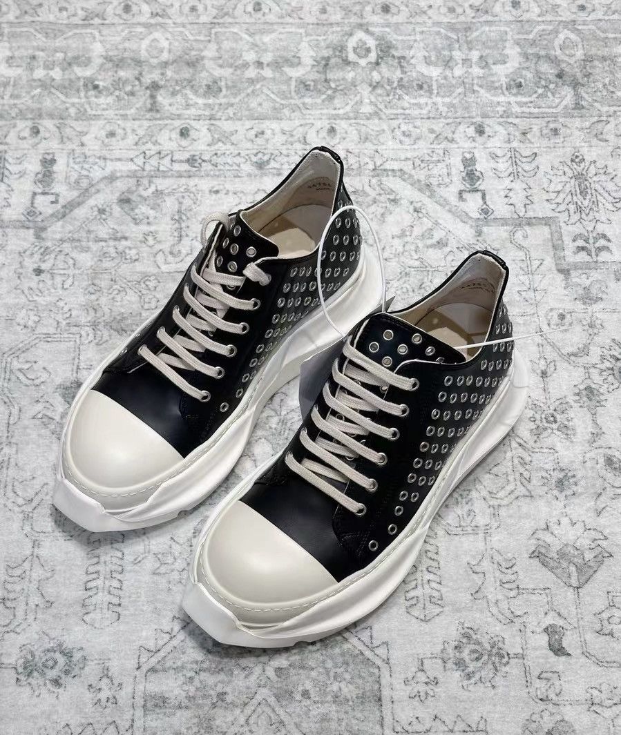 Rick Owens Rick Owens DRKSHDW platform tank bullet-hole sneakers Size US 8.5 / EU 41-42 - 2 Thumbnail