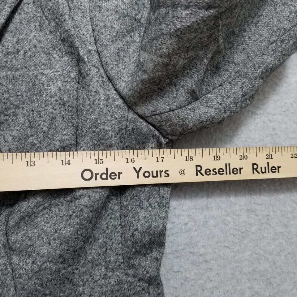 Talbots Talbots Blazer Womens 8 Gray Wool Blend Pockets Buttons Size M / US 6-8 / IT 42-44 - 5 Thumbnail