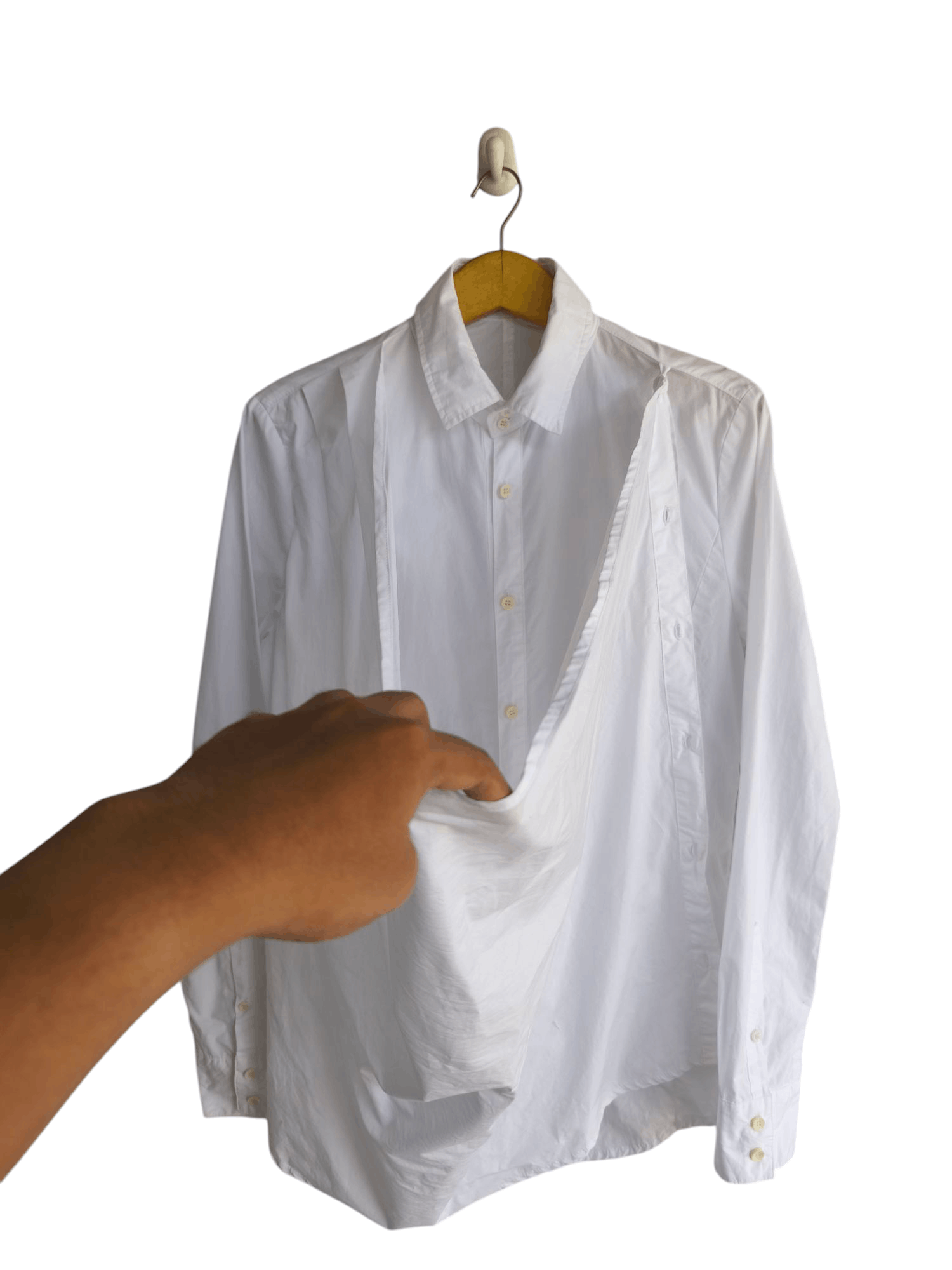 Y's × Yohji Yamamoto Yohji Yamamoto Layered shirt Size US M / EU 48-50 / 2 - 5 Thumbnail