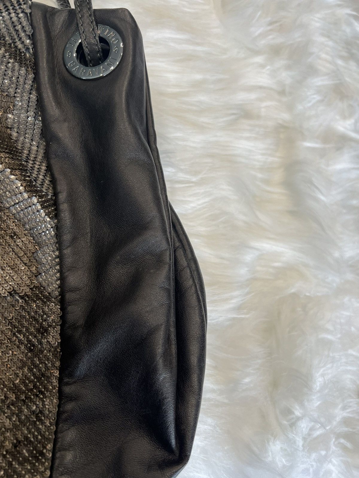 Valentino Valentino Garavani Vintage Rose Sequin Tote – Couture Detail Size ONE SIZE - 9 Thumbnail