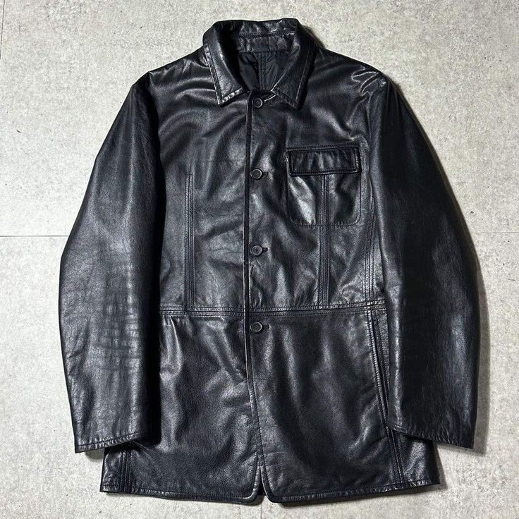 Raf Simons 09AW Jil Sander Leather Jacket Size US M / EU 48-50 / 2 - 1 Thumbnail